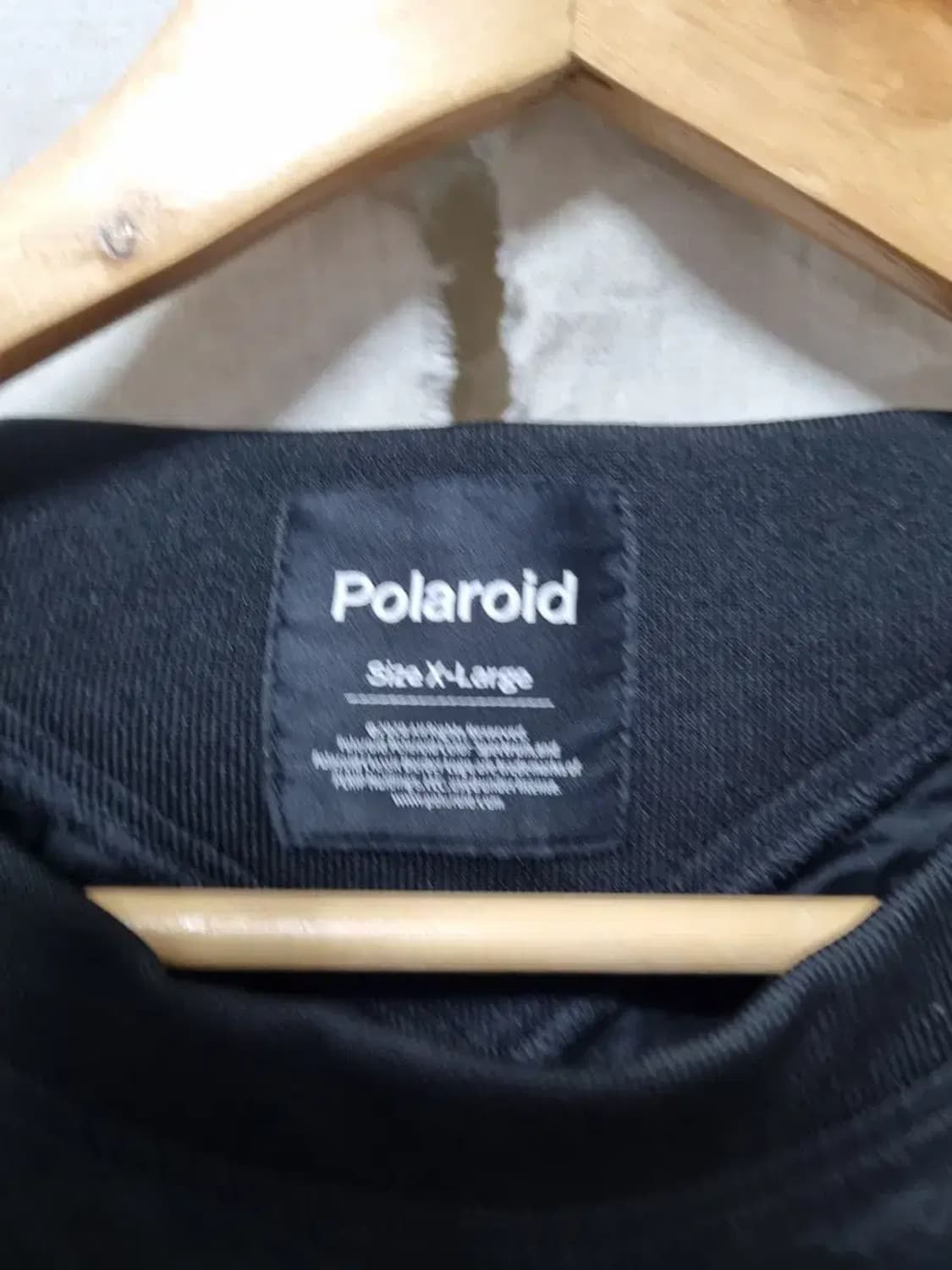 폴라로이드 블랙 바람막이 맨투맨 XL 상품이미지4