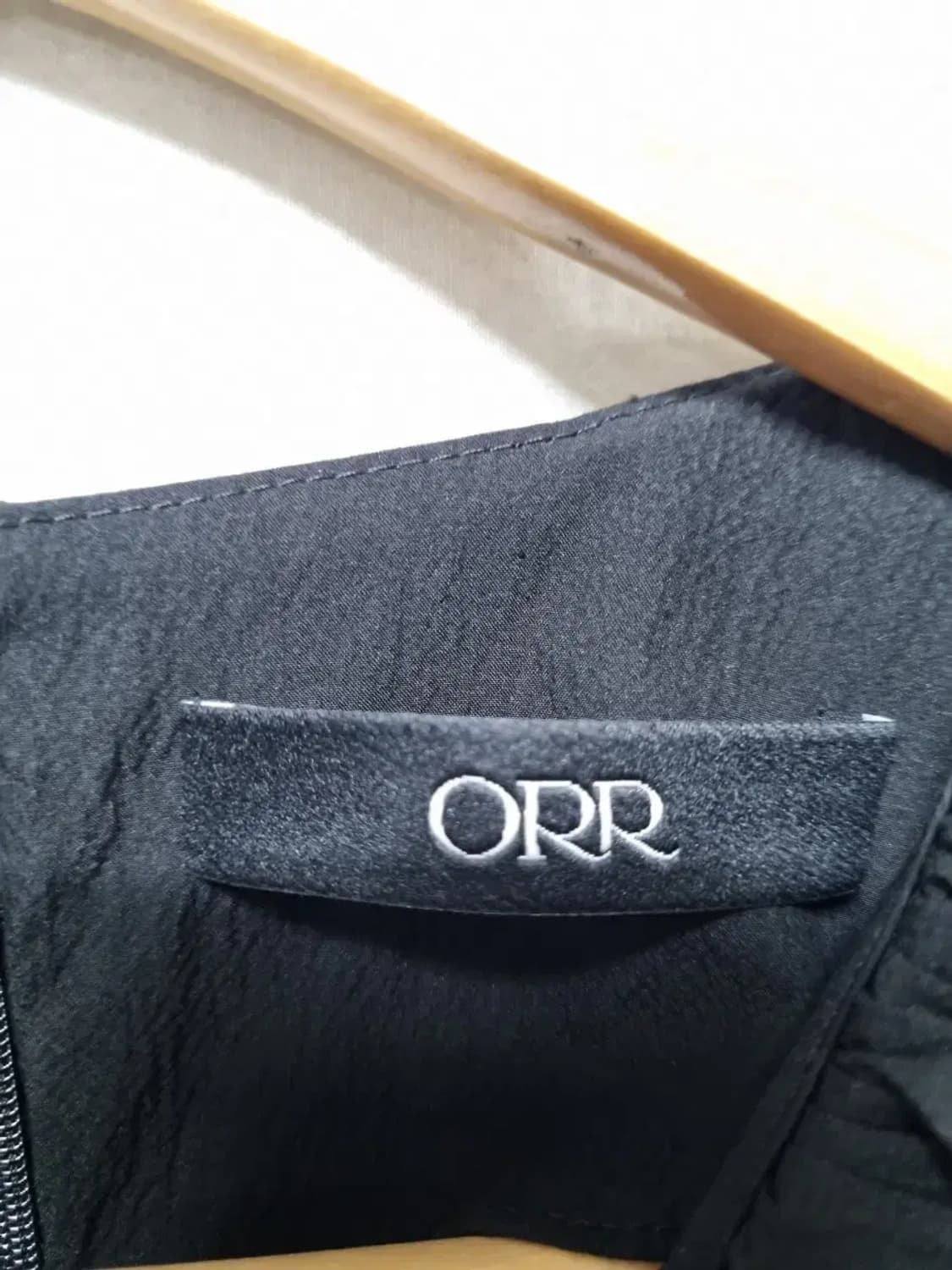 오르 퍼프 반팔 롱 원피스 XS 상품이미지4