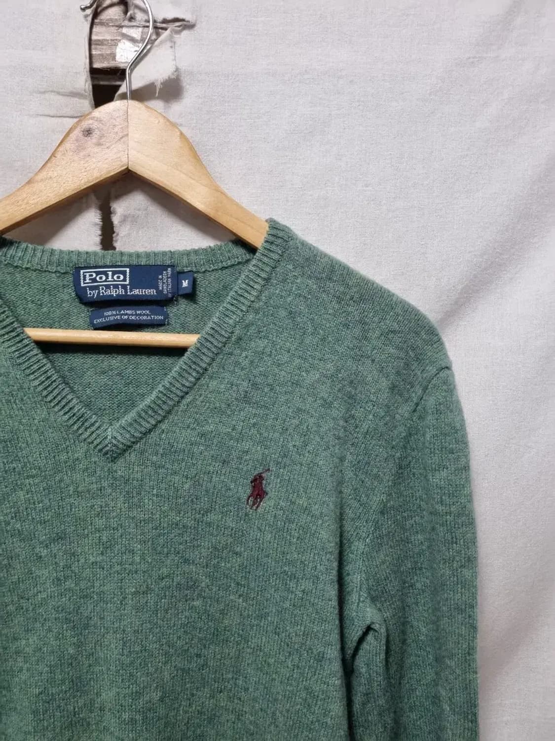 폴로 랄프로렌 브이넥 니트 M 상품이미지3