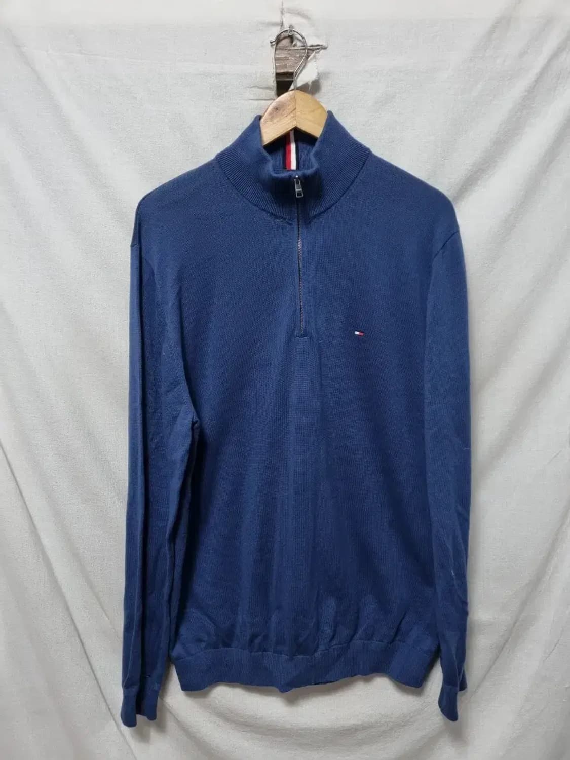 새상품) 타미힐피거 반집업 니트 XL 상품이미지1