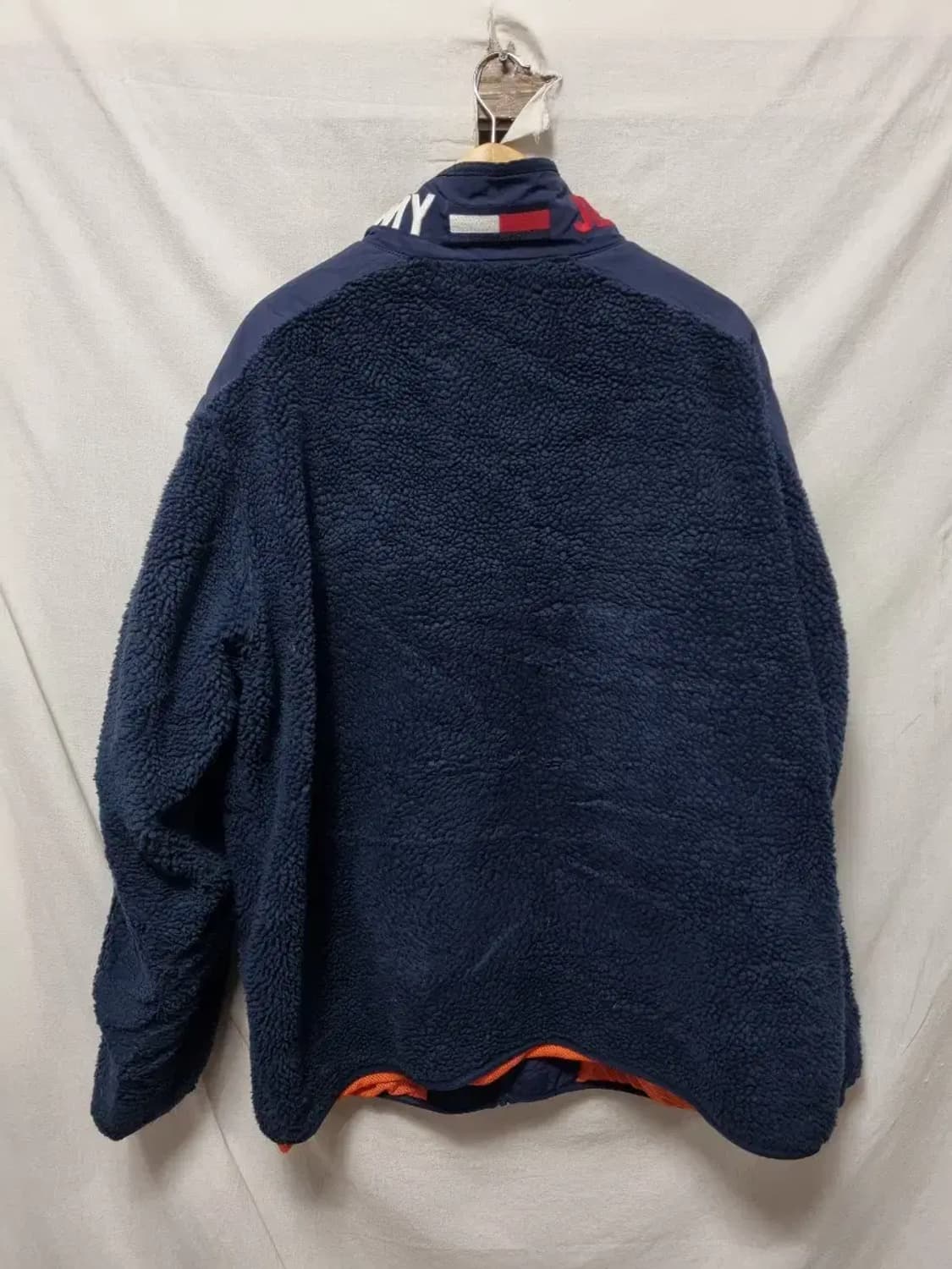 타미힐피거 네이비 뽀글이 플리스 자켓 3XL 상품이미지2