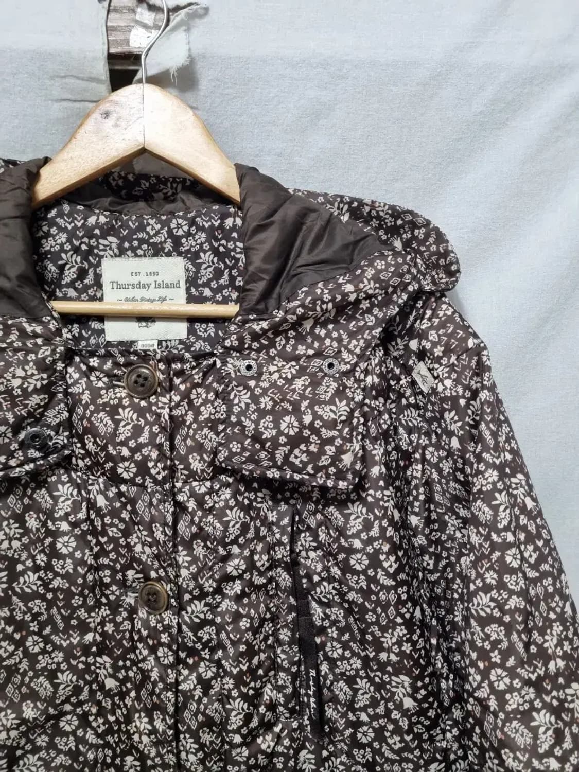 써스데이아일랜드 패딩 점퍼 M 상품이미지3