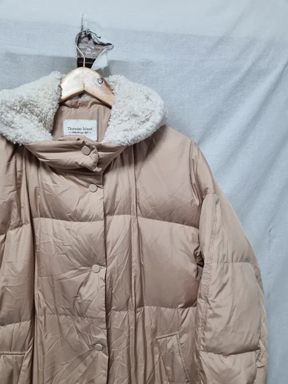 써스데이아일랜드 패딩 점퍼 S 상품이미지3