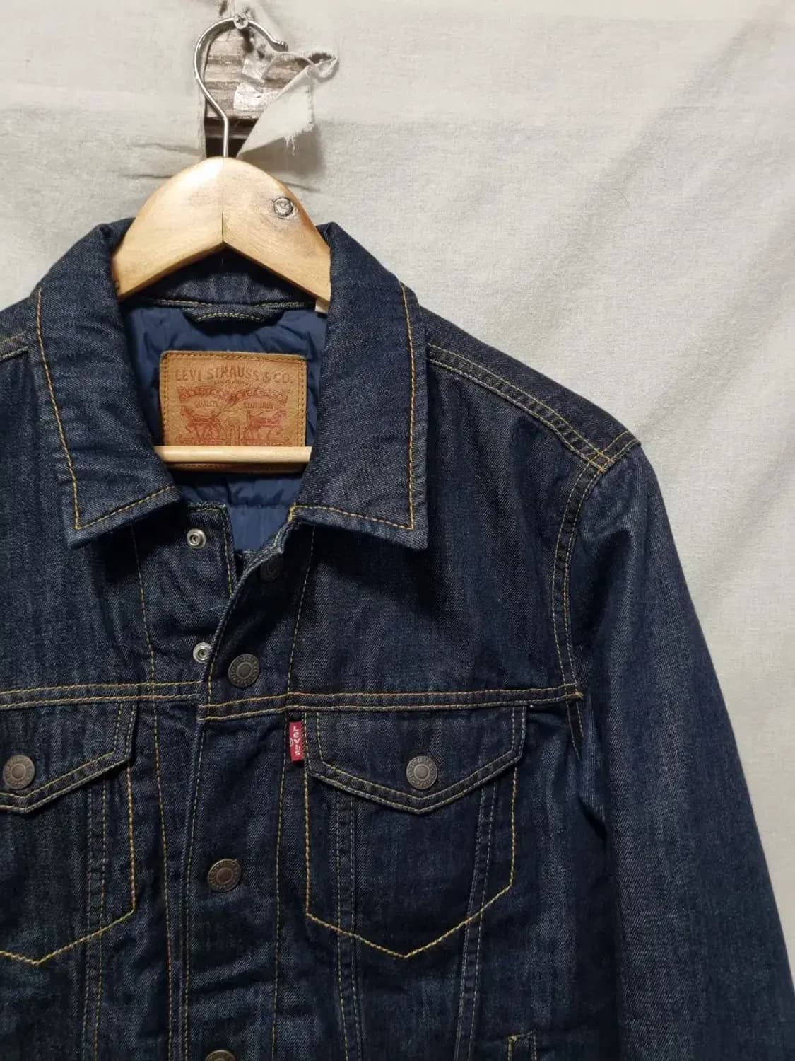 리바이스 데님 패딩 점퍼 S 상품이미지4