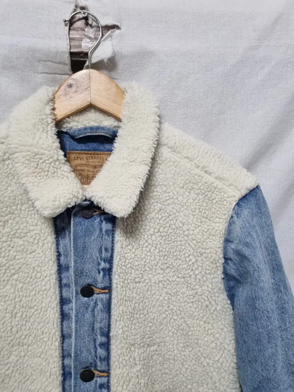 리바이스 쉐르파 데님 자켓 S 상품이미지3
