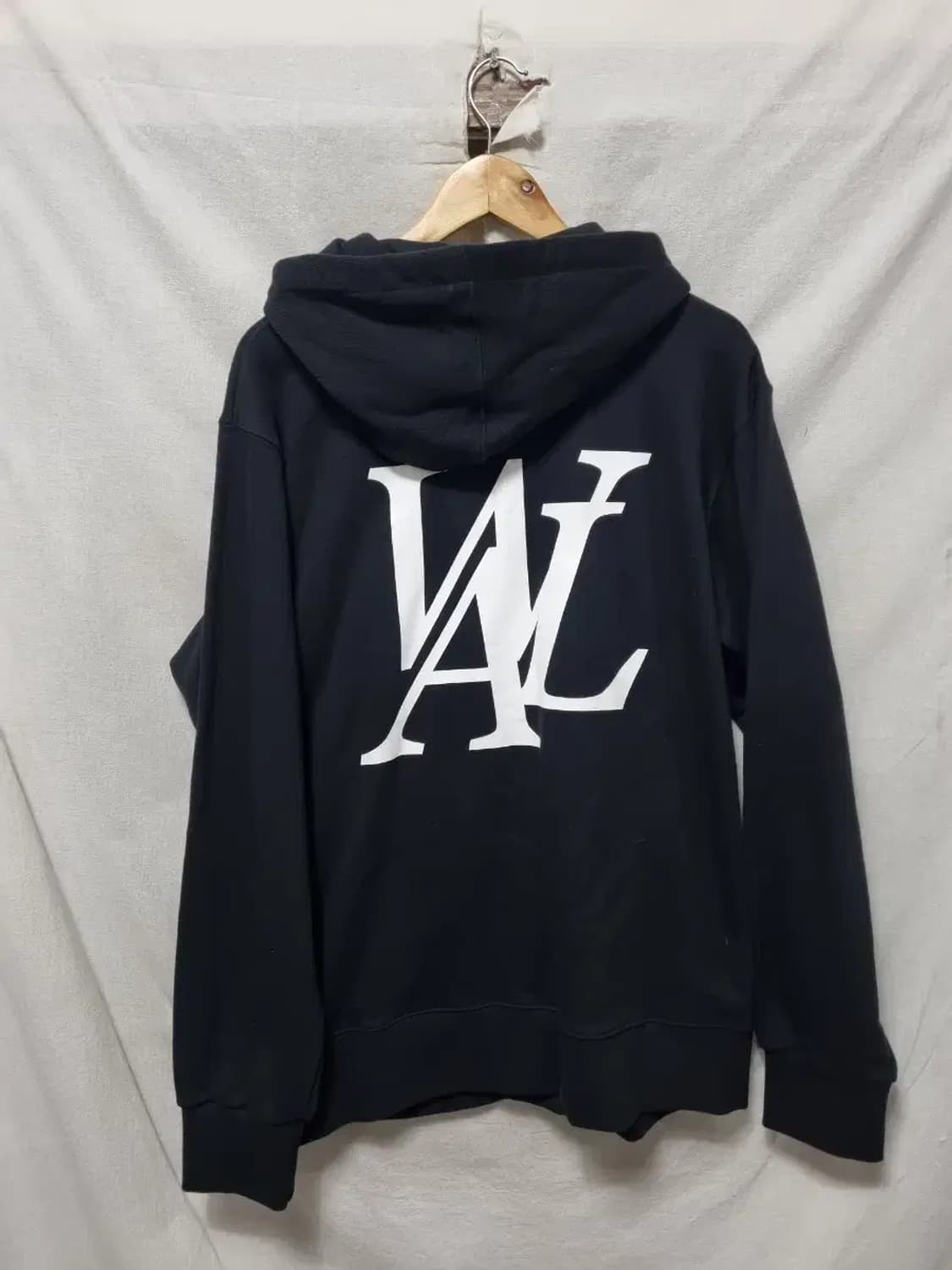 우알롱 블랙 후드티 L 상품이미지2