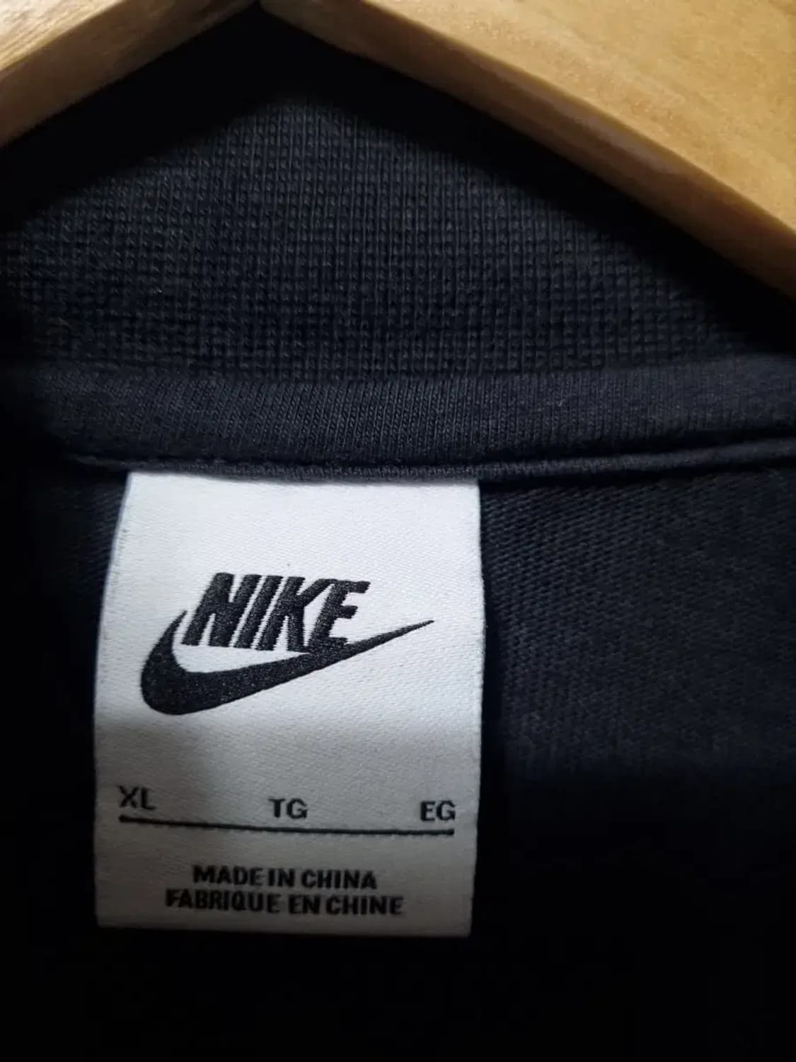 나이키 블랙 스우시 집업 자켓 XL 상품이미지4