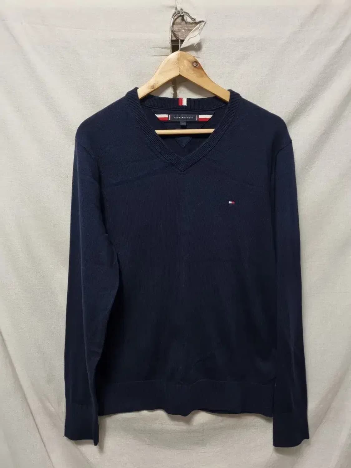 타미힐피거 브이넥 니트 L 상품이미지1