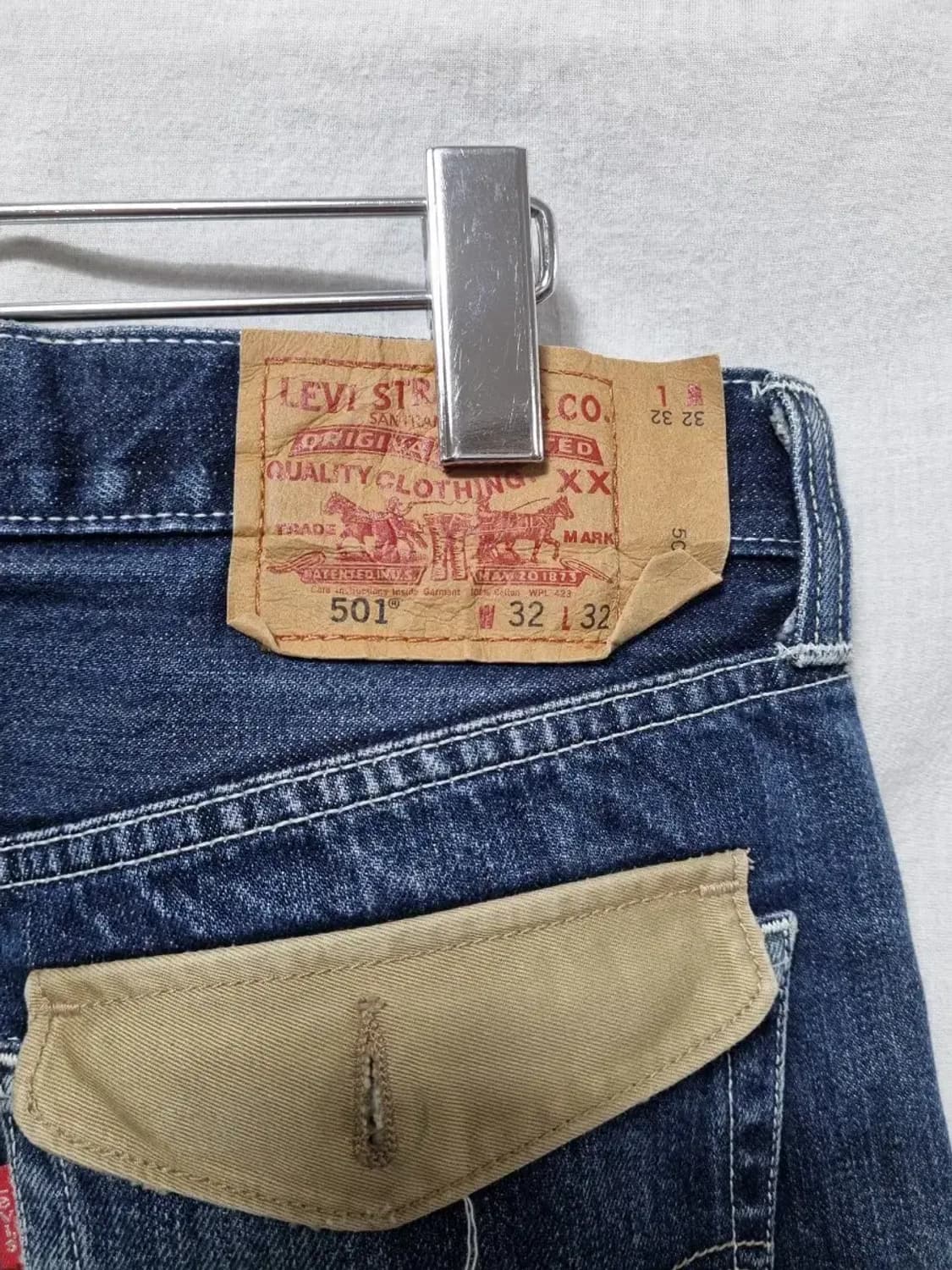 리바이스 501 청바지 32/32 상품이미지4