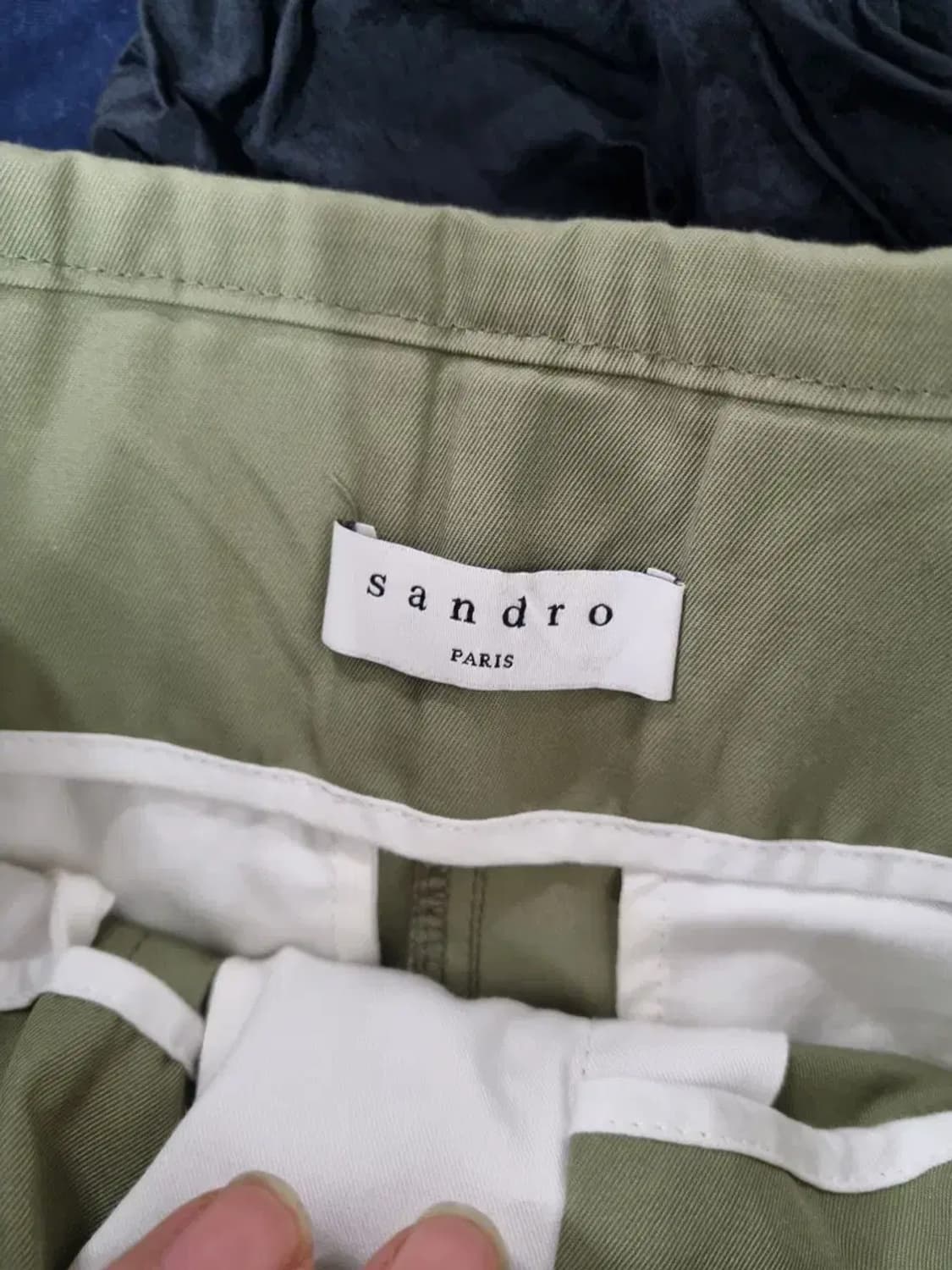 산드로 벤트 와이드 팬츠 36 상품이미지5