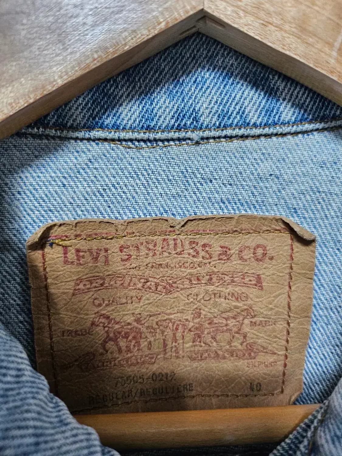 리바이스 빈티지 데님 자켓 95 상품이미지4