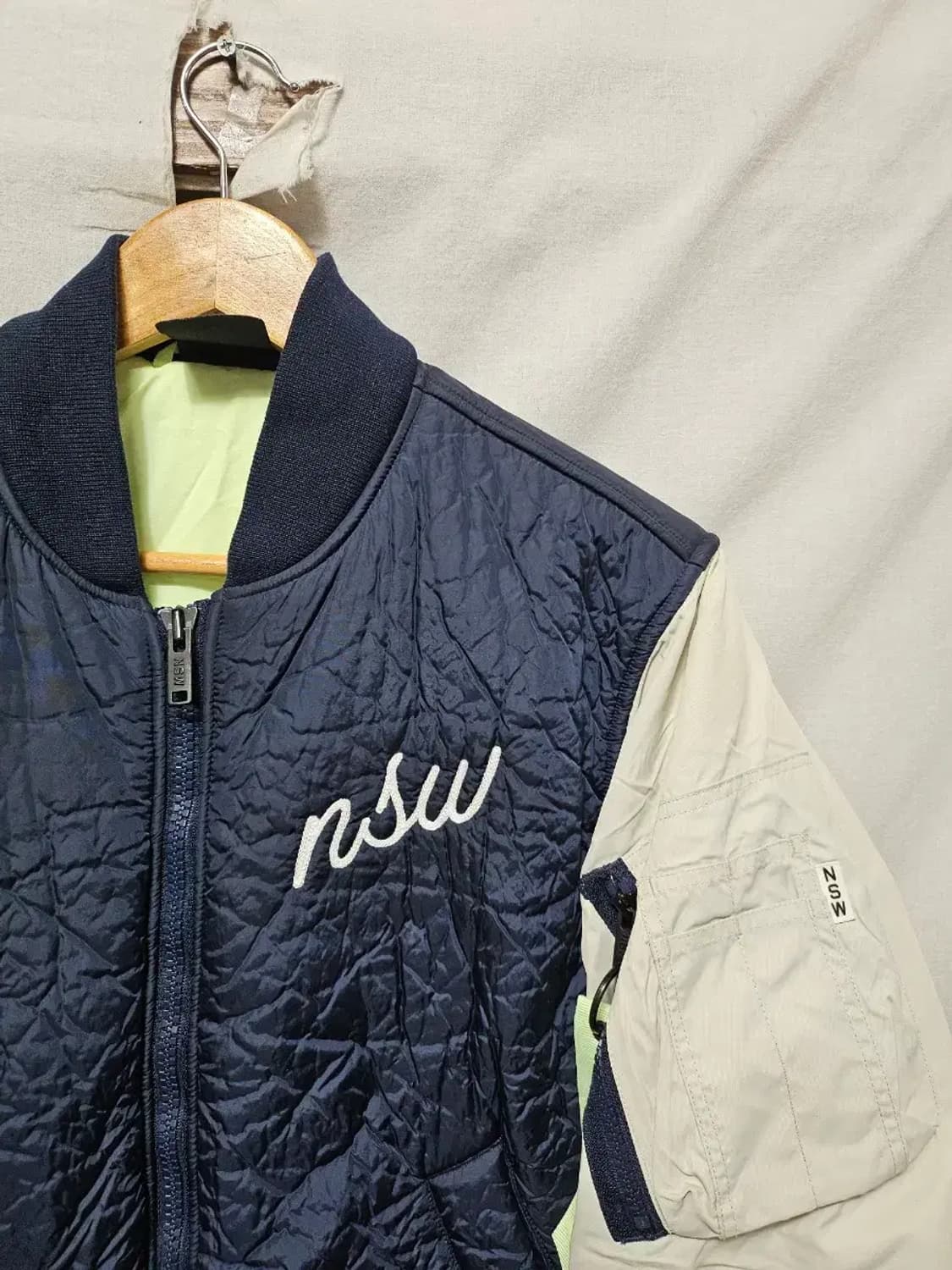 나이키 NSW 퀼팅 봄버 자켓 S 상품이미지3