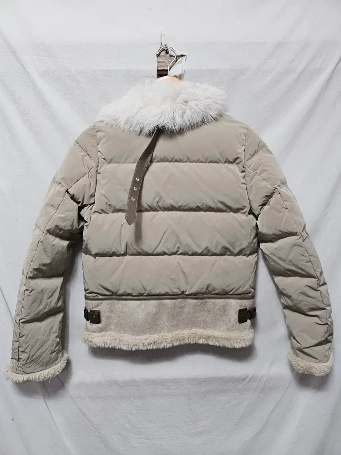 시슬리 스웨이드 무스탕 패딩 점퍼 90 상품이미지2