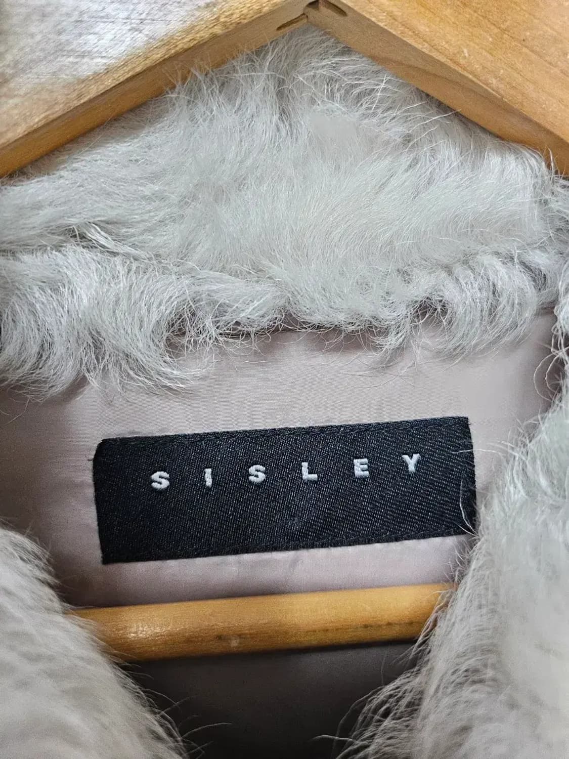 시슬리 스웨이드 무스탕 패딩 점퍼 90 상품이미지4