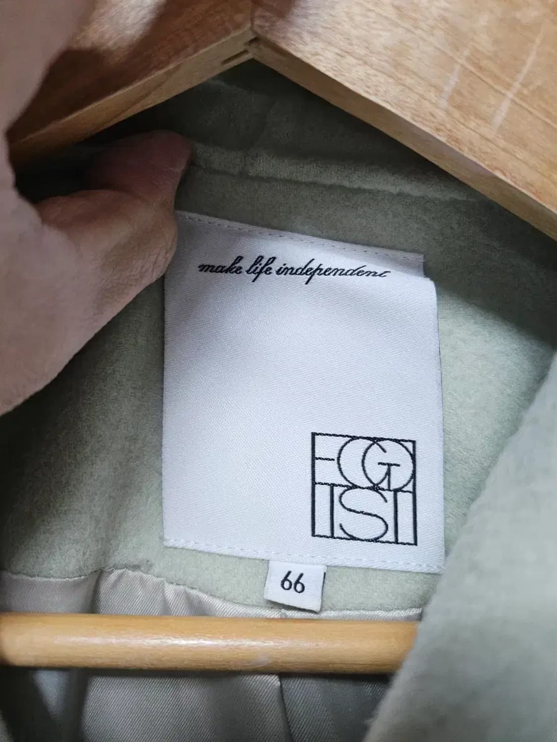 에고이스트 후드 롱 코트 자켓 66 상품이미지4