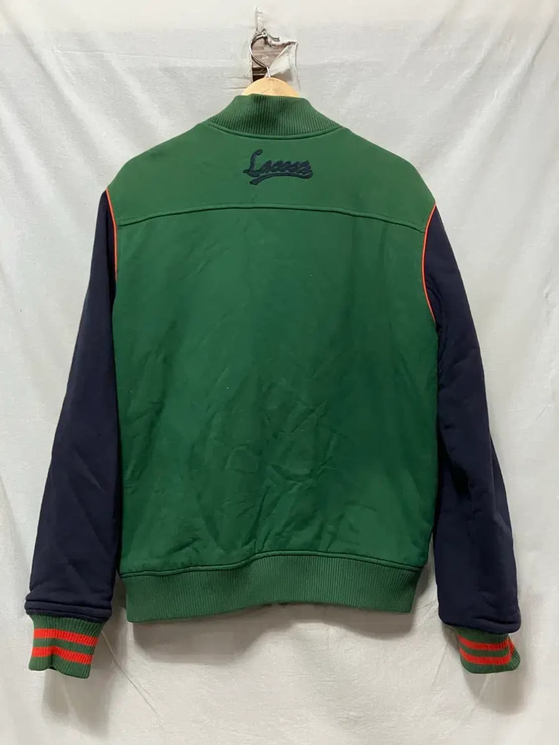 라코스테 그린 배색 야구 점퍼 52 상품이미지3