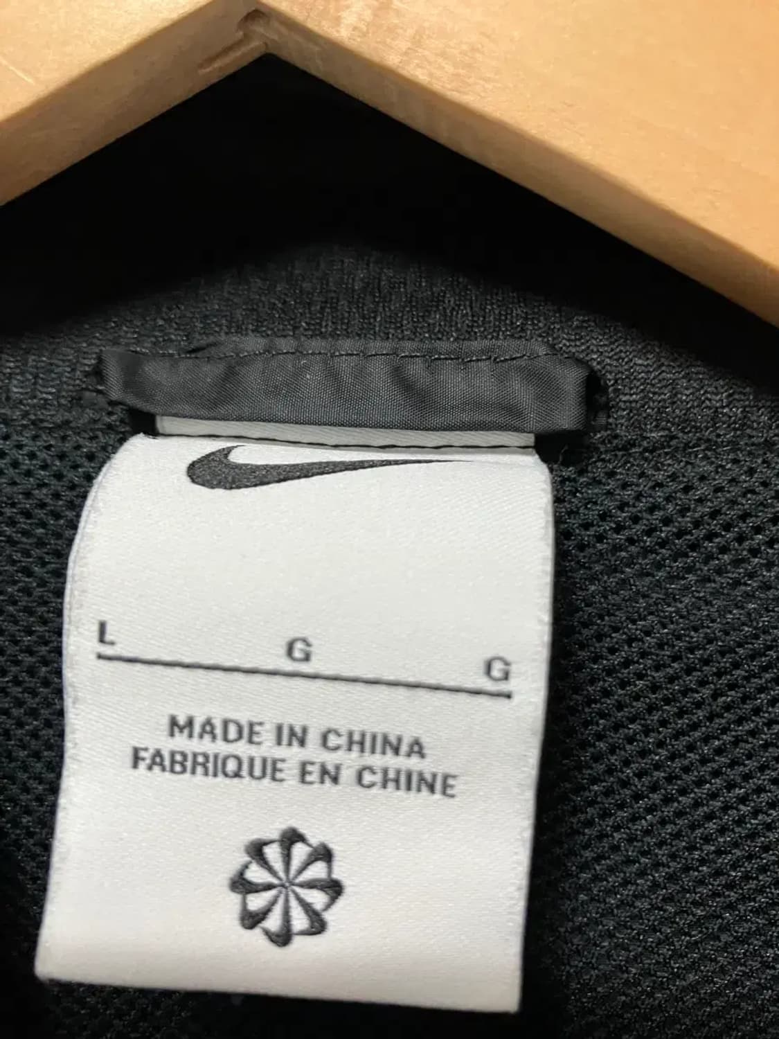 나이키 블랙 바람막이 집업 자켓 L 상품이미지4