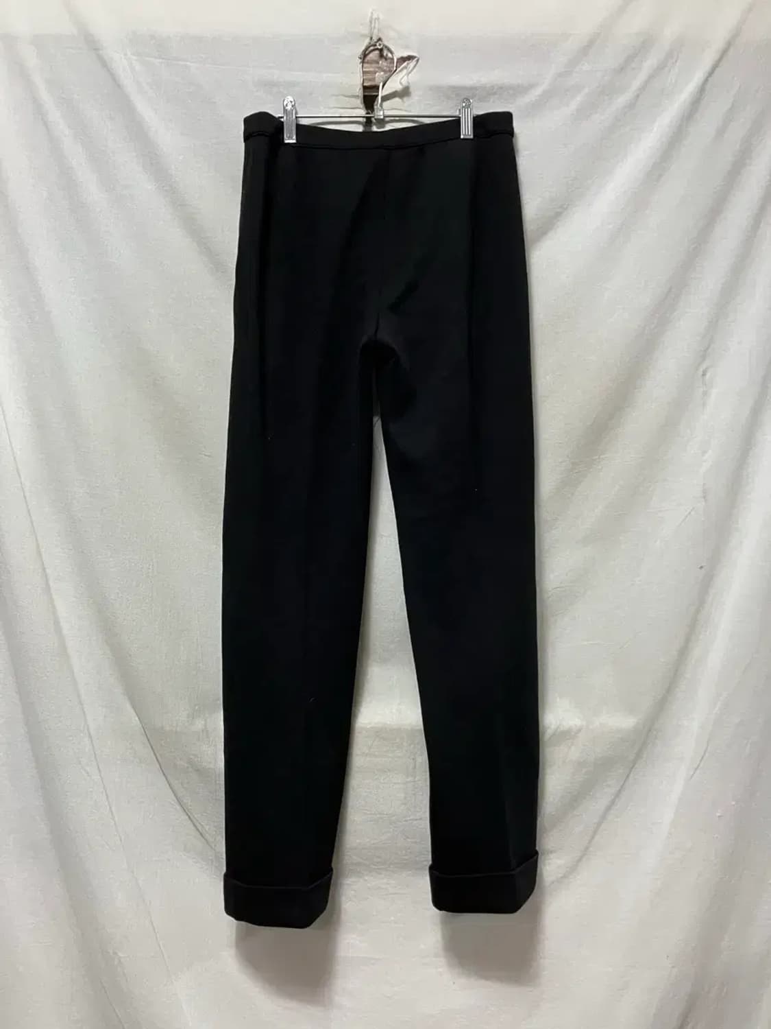 미쏘니 블랙 롤업 스판 슬랙스 40 상품이미지2