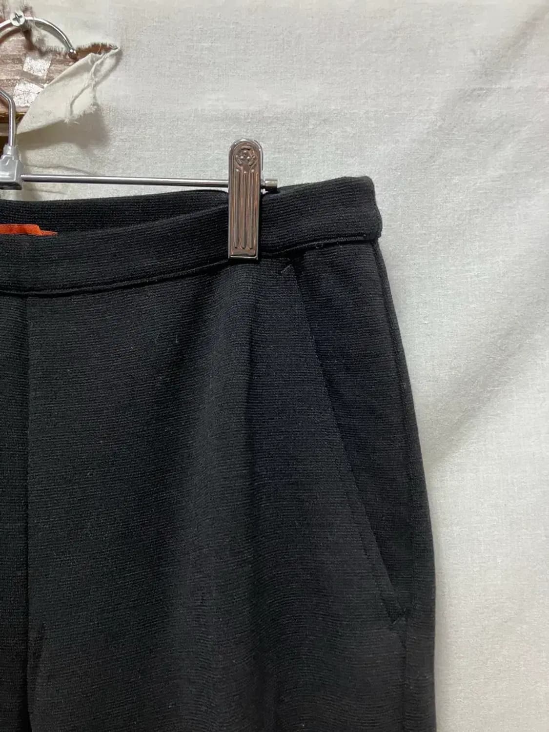 미쏘니 블랙 롤업 스판 슬랙스 40 상품이미지3