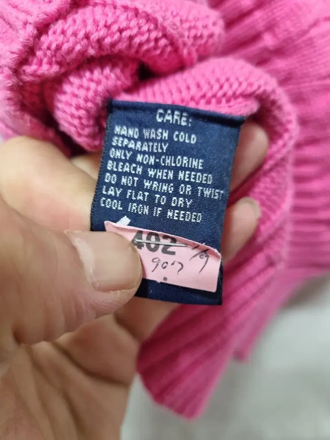 폴로 랄프로렌 케이블 니트 후드 집업 M 상품이미지5