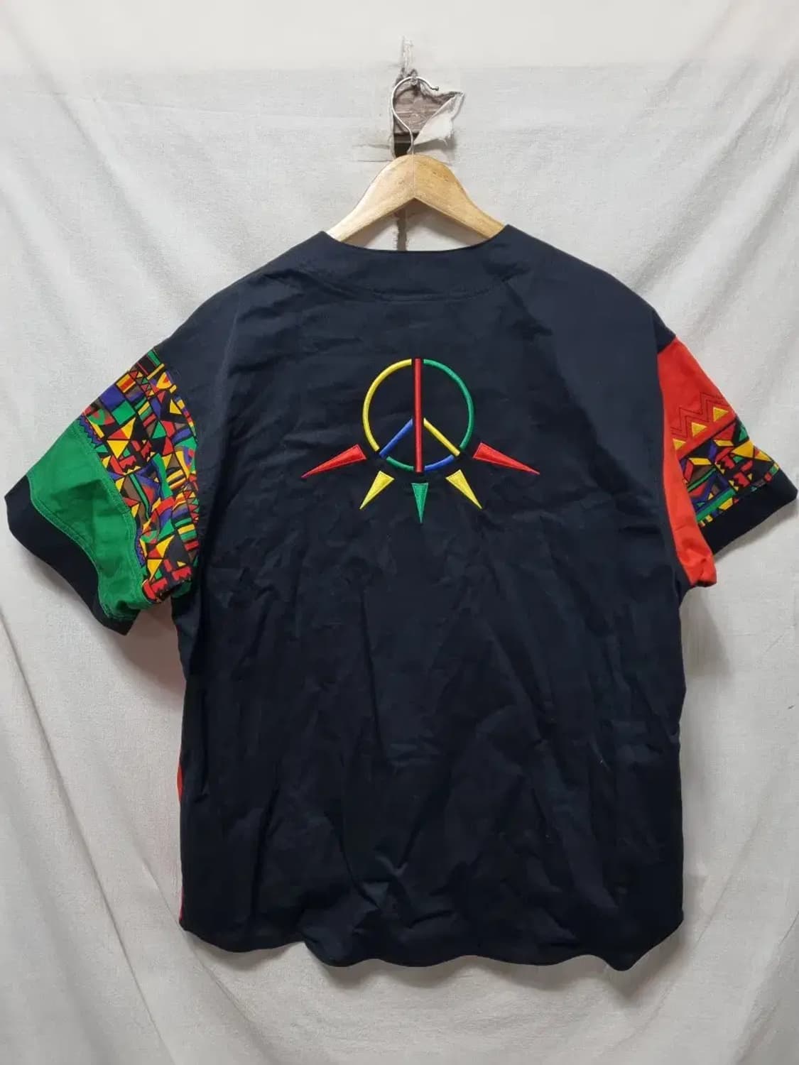 나이키 1992 반팔 셔츠 컬러블록 XL 상품이미지2