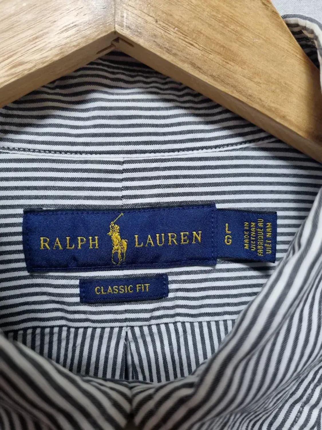 폴로 랄프로렌 스트라이프 셔츠 L 상품이미지4