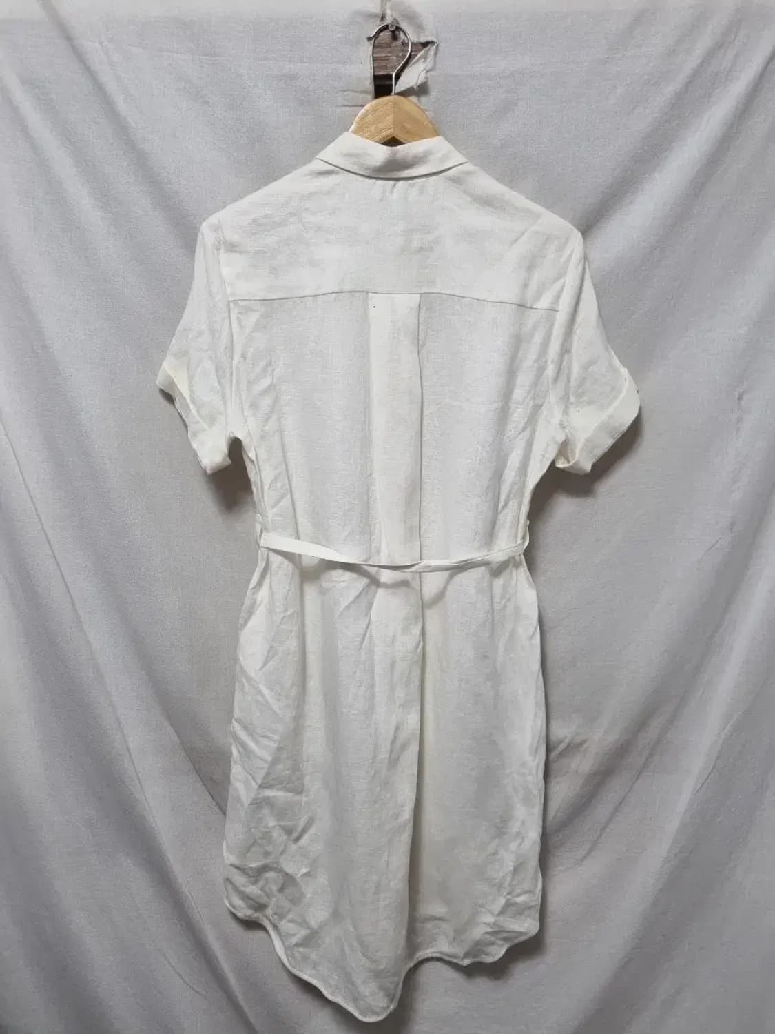 COS 코스 화이트 린넨 셔츠 원피스 34 상품이미지2