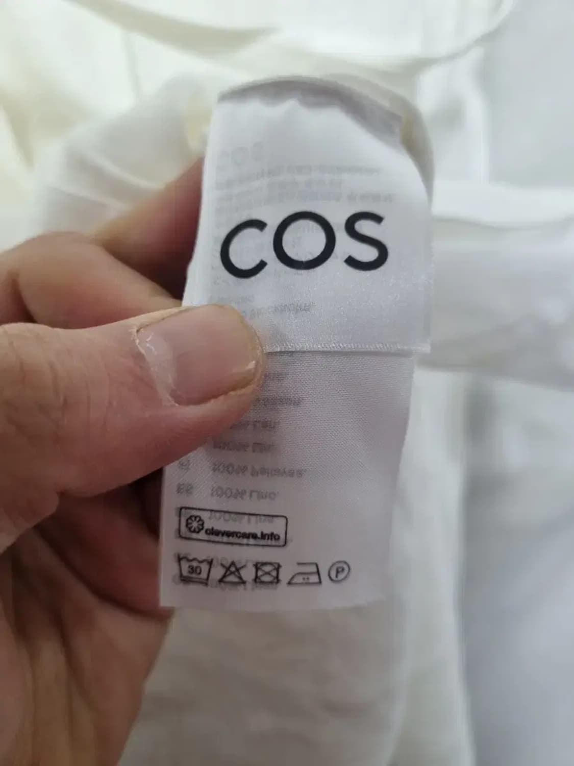 COS 코스 화이트 린넨 셔츠 원피스 34 상품이미지6