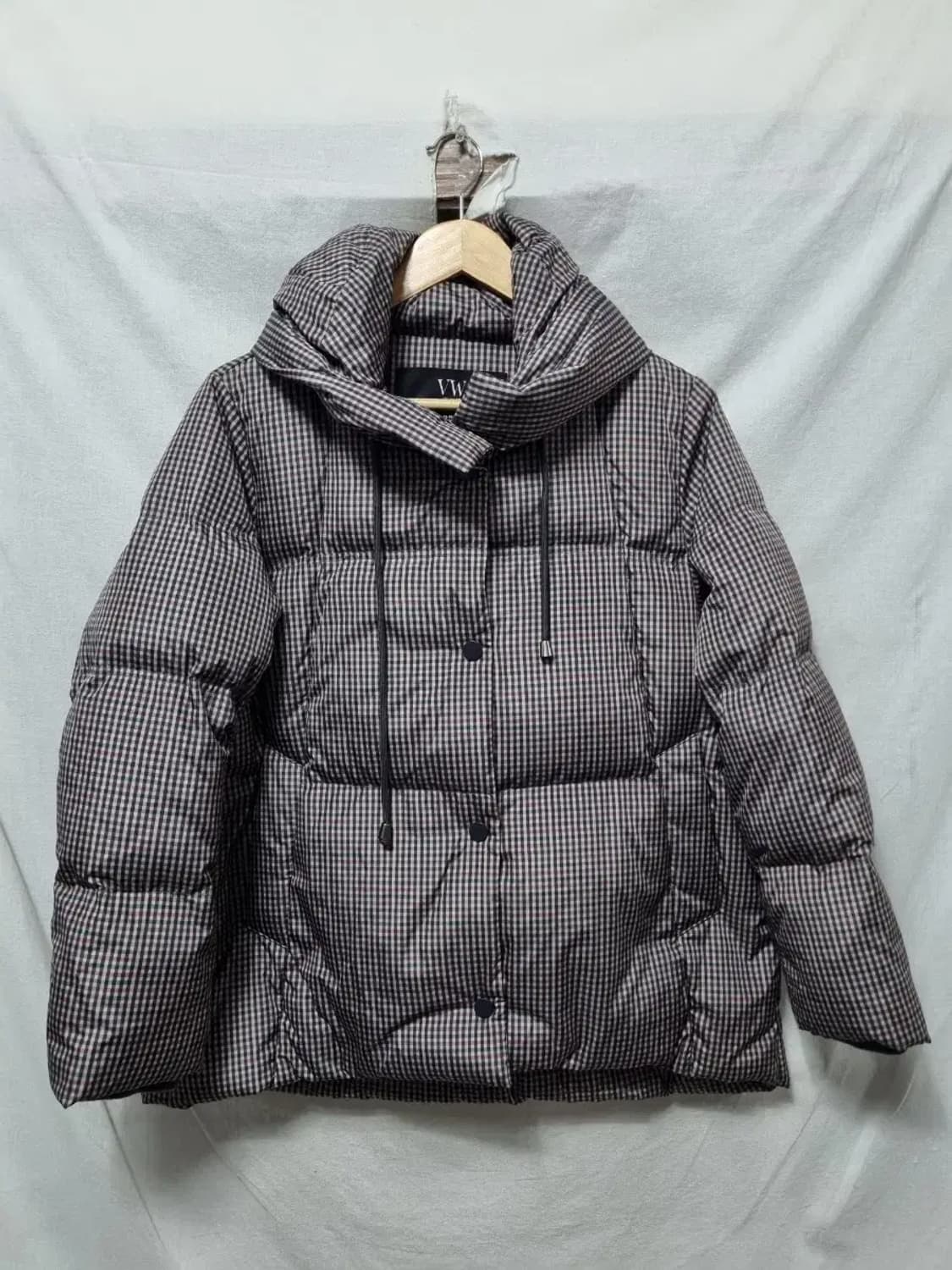 베라왕 체크 패딩 점퍼 S 상품이미지1
