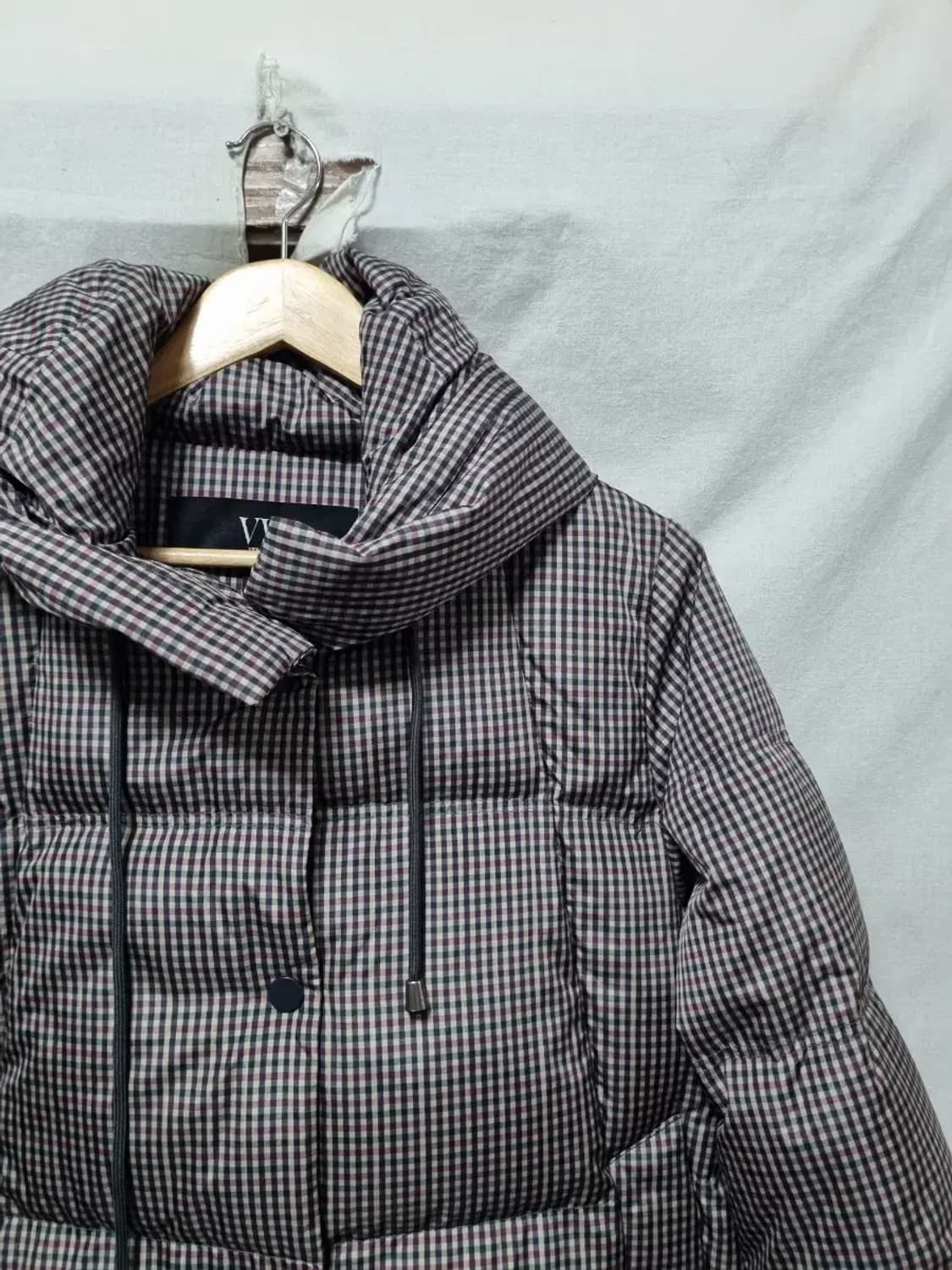 베라왕 체크 패딩 점퍼 S 상품이미지3