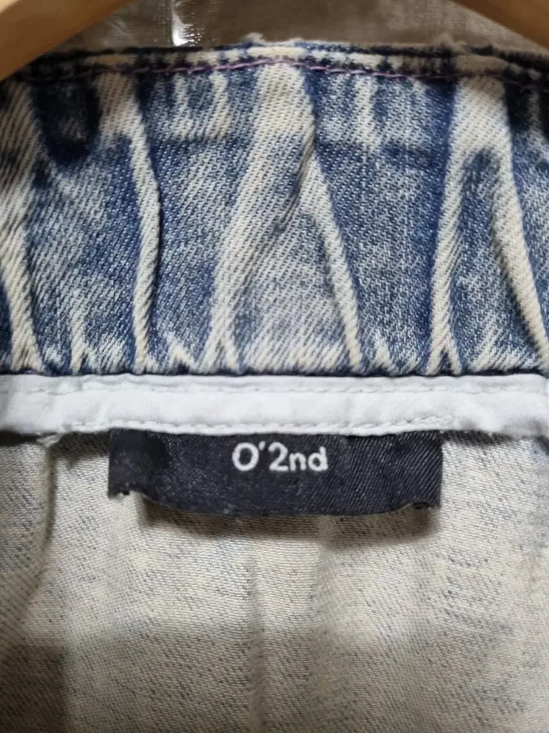 오즈세컨 플라워 자수 데님 자켓 95 상품이미지4