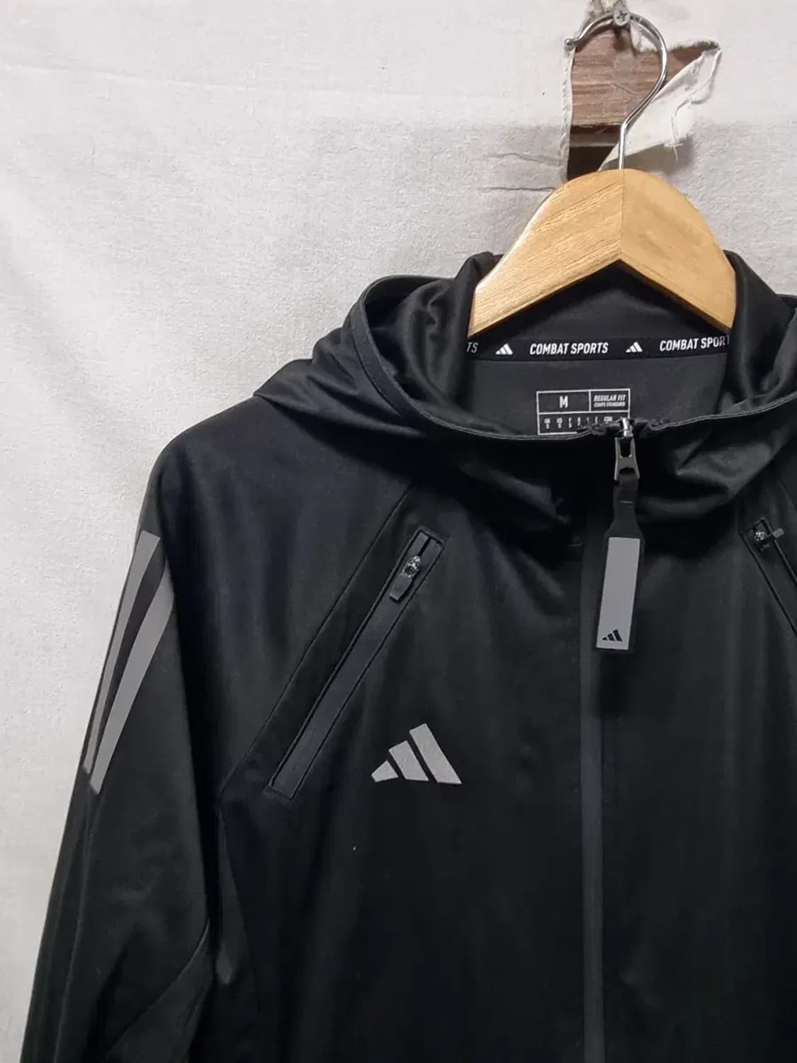 아디다스 컴뱃 스포츠 후드 집업 셋업 M 상품이미지3