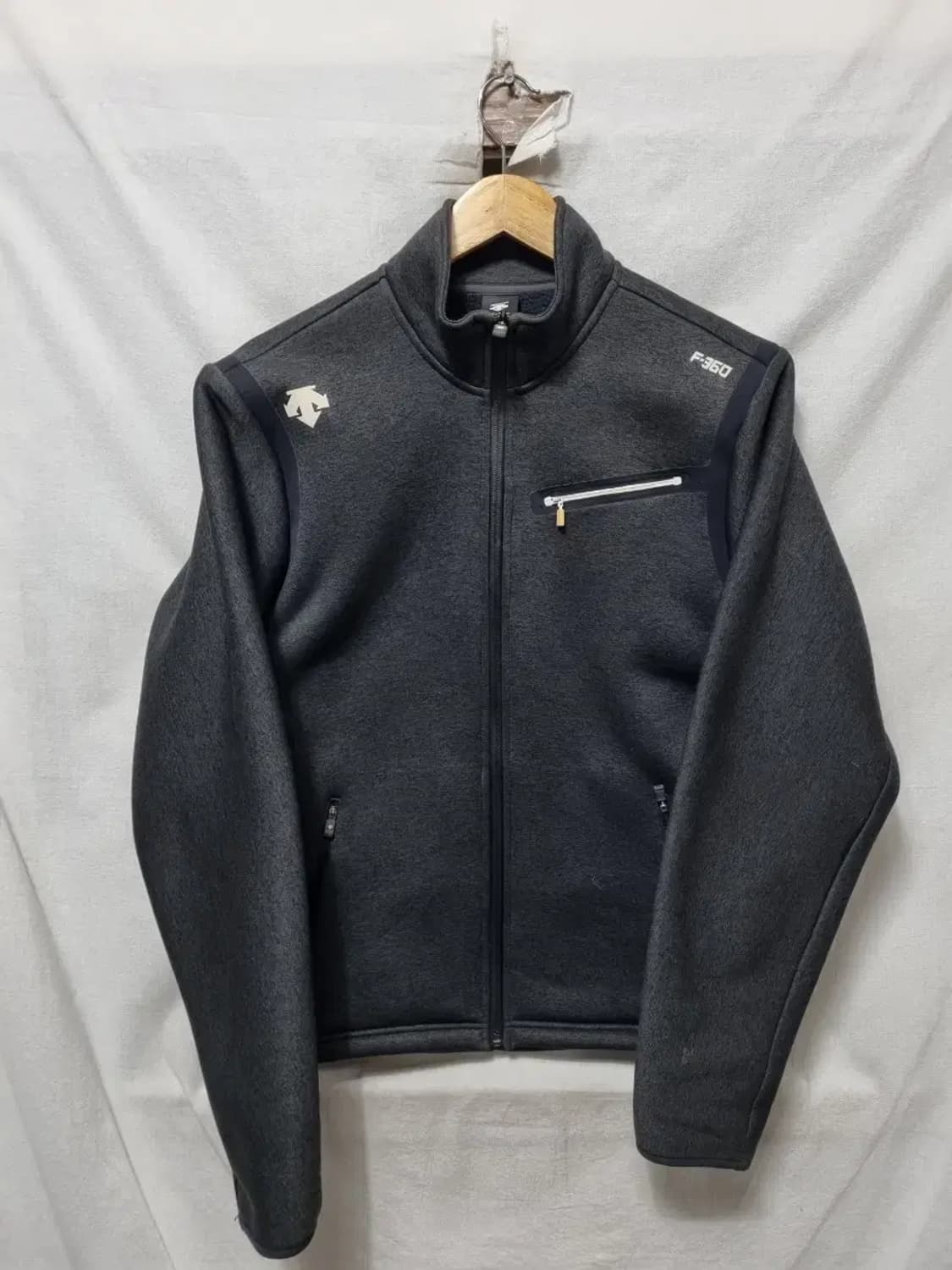 데상트 F-360 풀집업 자켓 블랙 105 상품이미지1