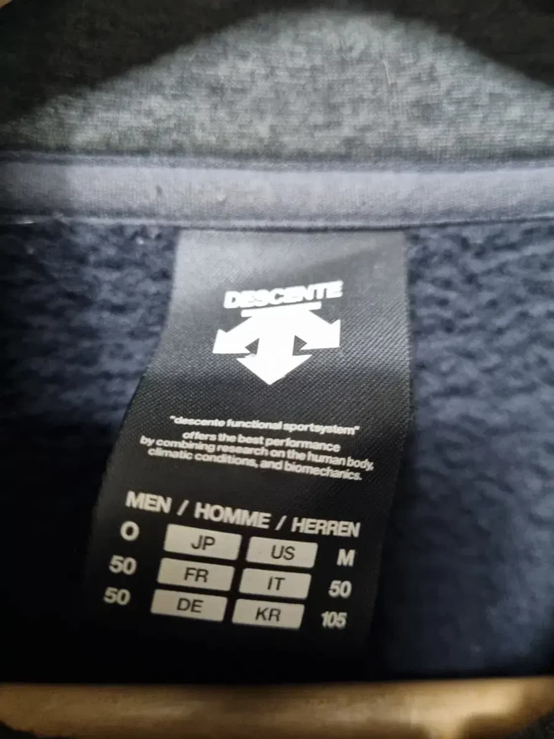 데상트 F-360 풀집업 자켓 블랙 105 상품이미지4