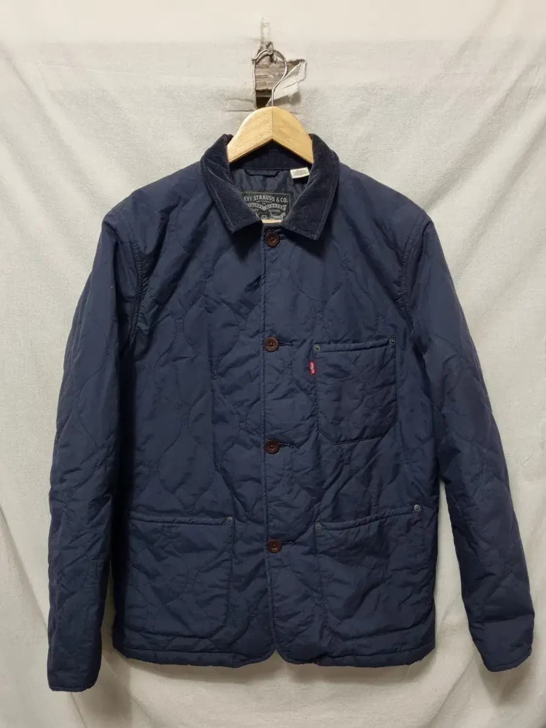 리바이스 네이비 퀼팅 자켓 M 상품이미지1