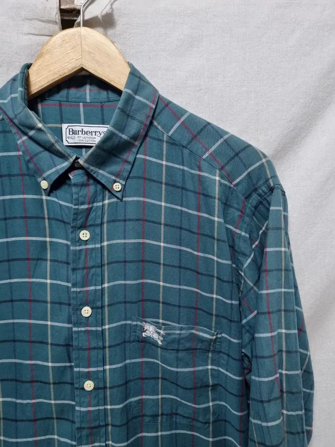 버버리 체크 남방 셔츠 L 상품이미지3
