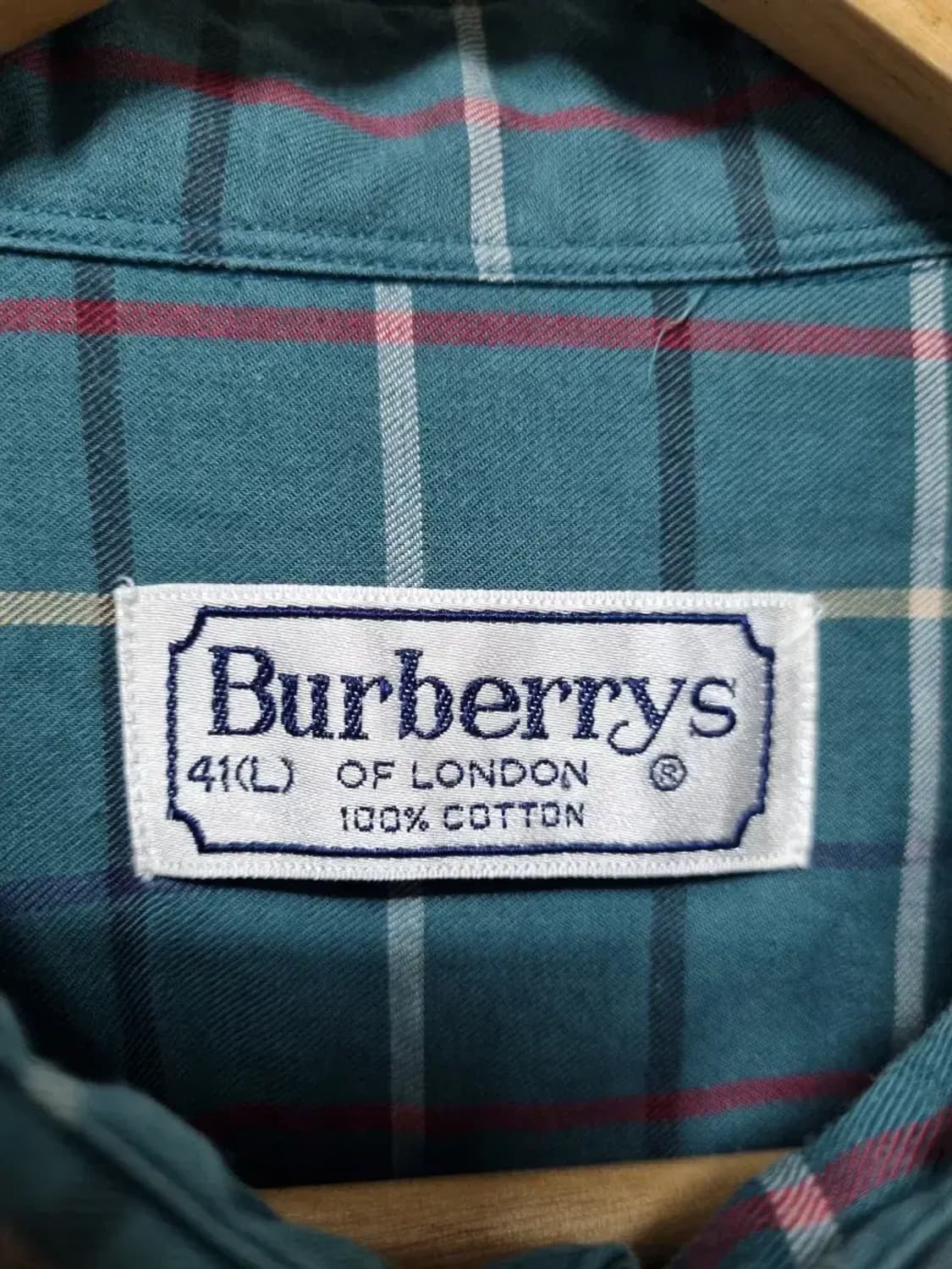 버버리 체크 남방 셔츠 L 상품이미지4