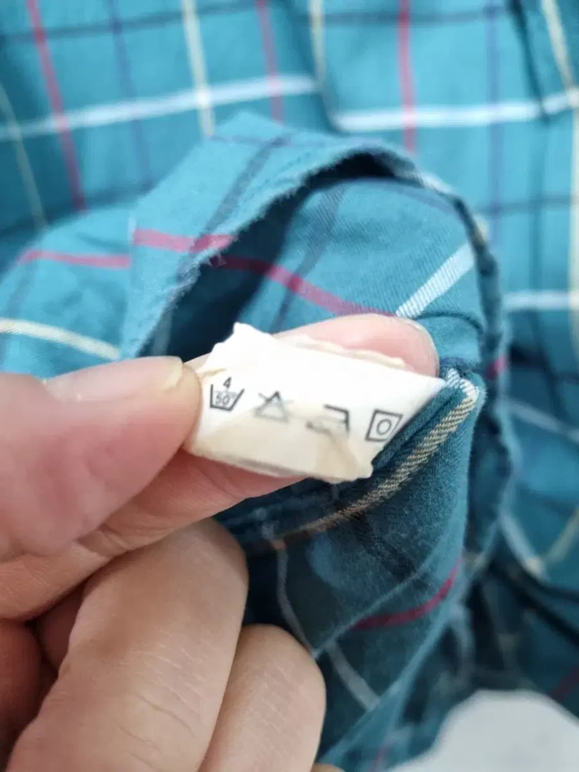 버버리 체크 남방 셔츠 L 상품이미지5