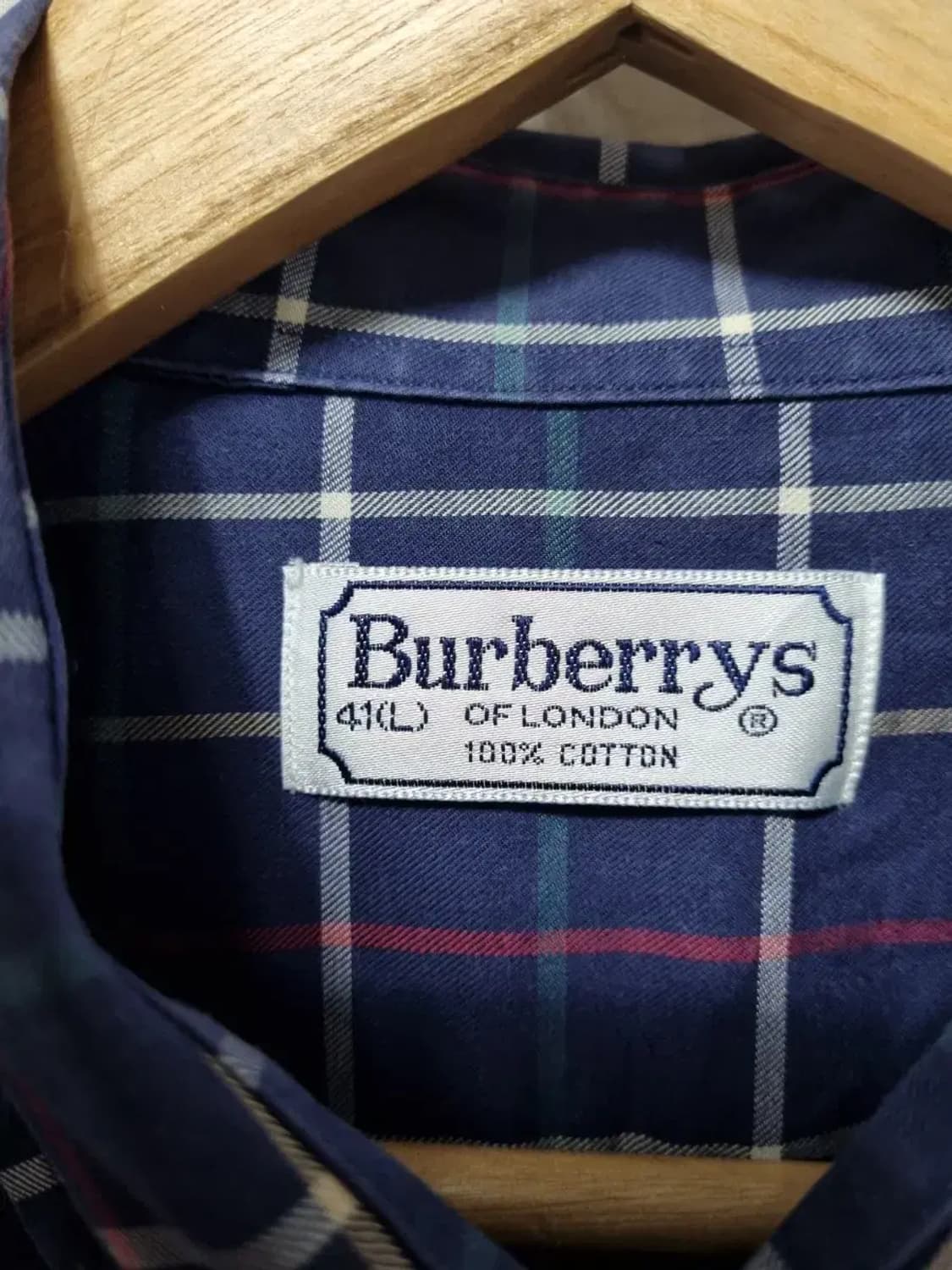버버리 체크 남방 셔츠 L 상품이미지4
