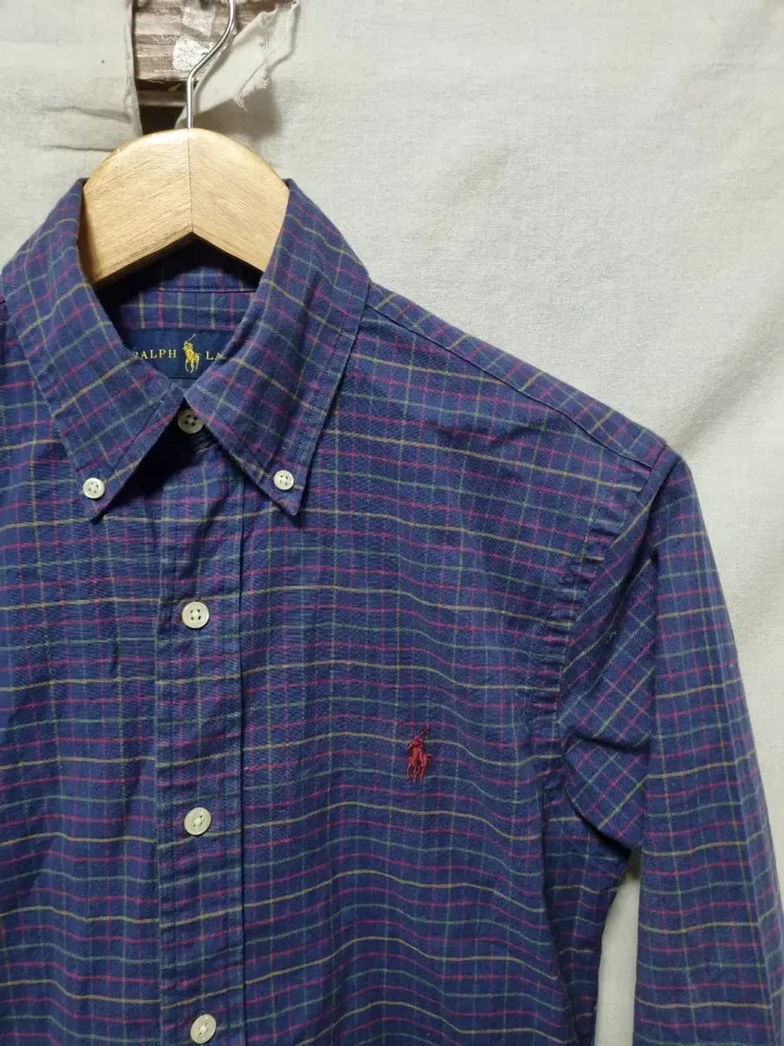 폴로 랄프로렌 체크 셔츠 XS 상품이미지3