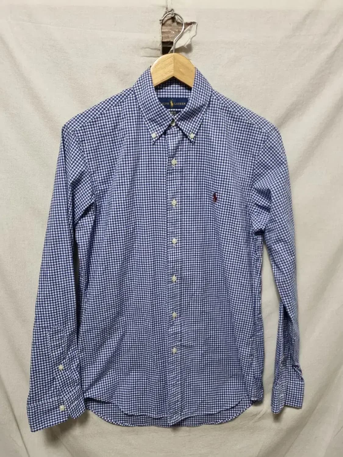 폴로 랄프로렌 깅엄체크 셔츠 S 상품이미지1