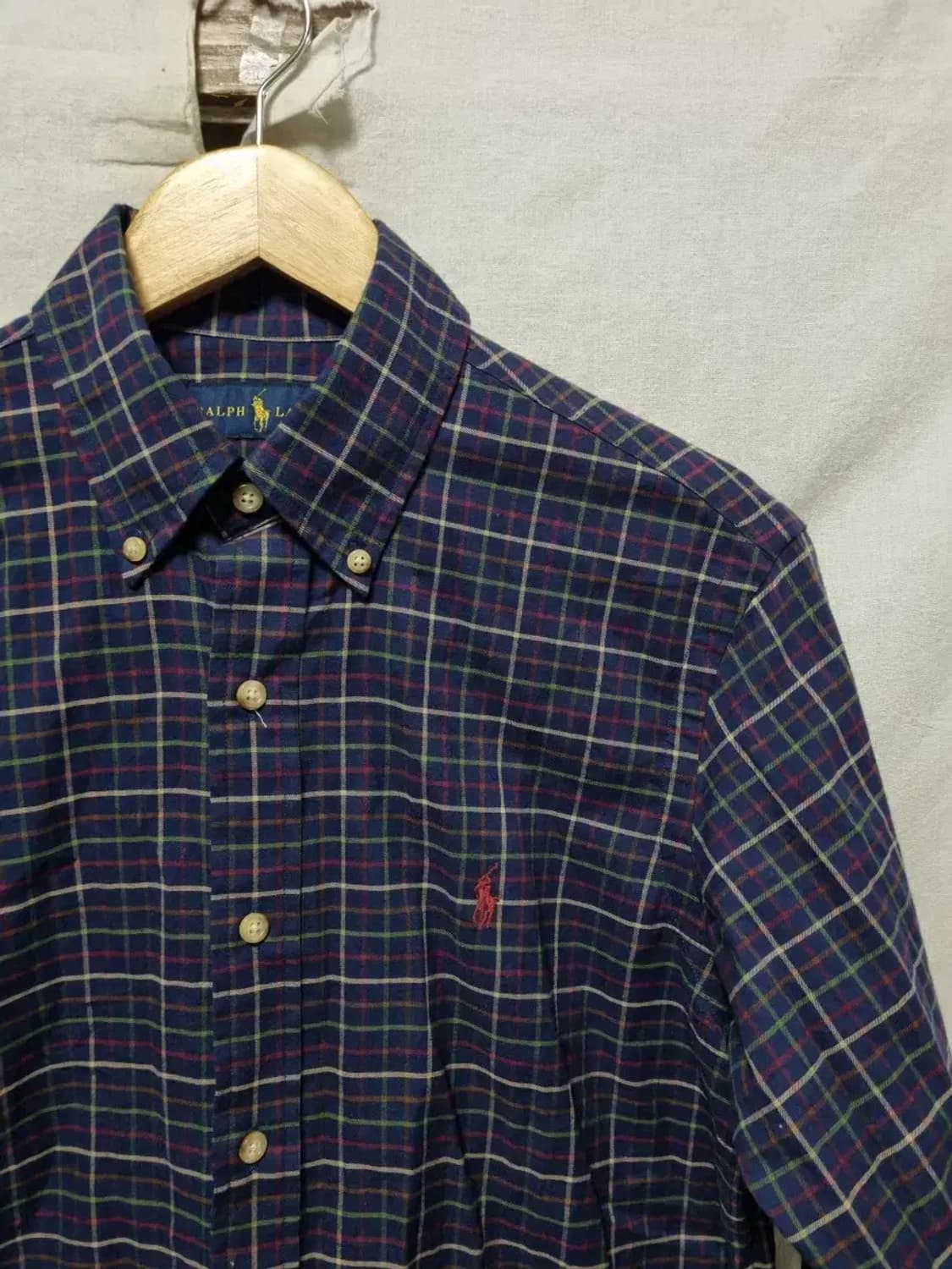 폴로 랄프로렌 체크 셔츠 S 상품이미지3