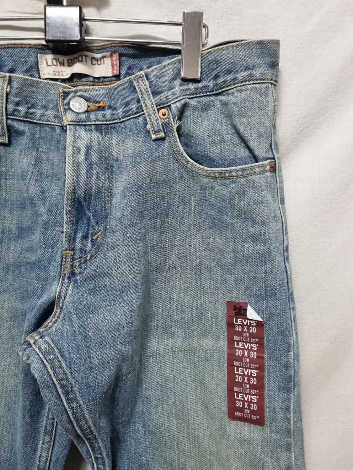 새상품) 라바이스 로우 부츠컷 527 청바지 30/30 상품이미지2