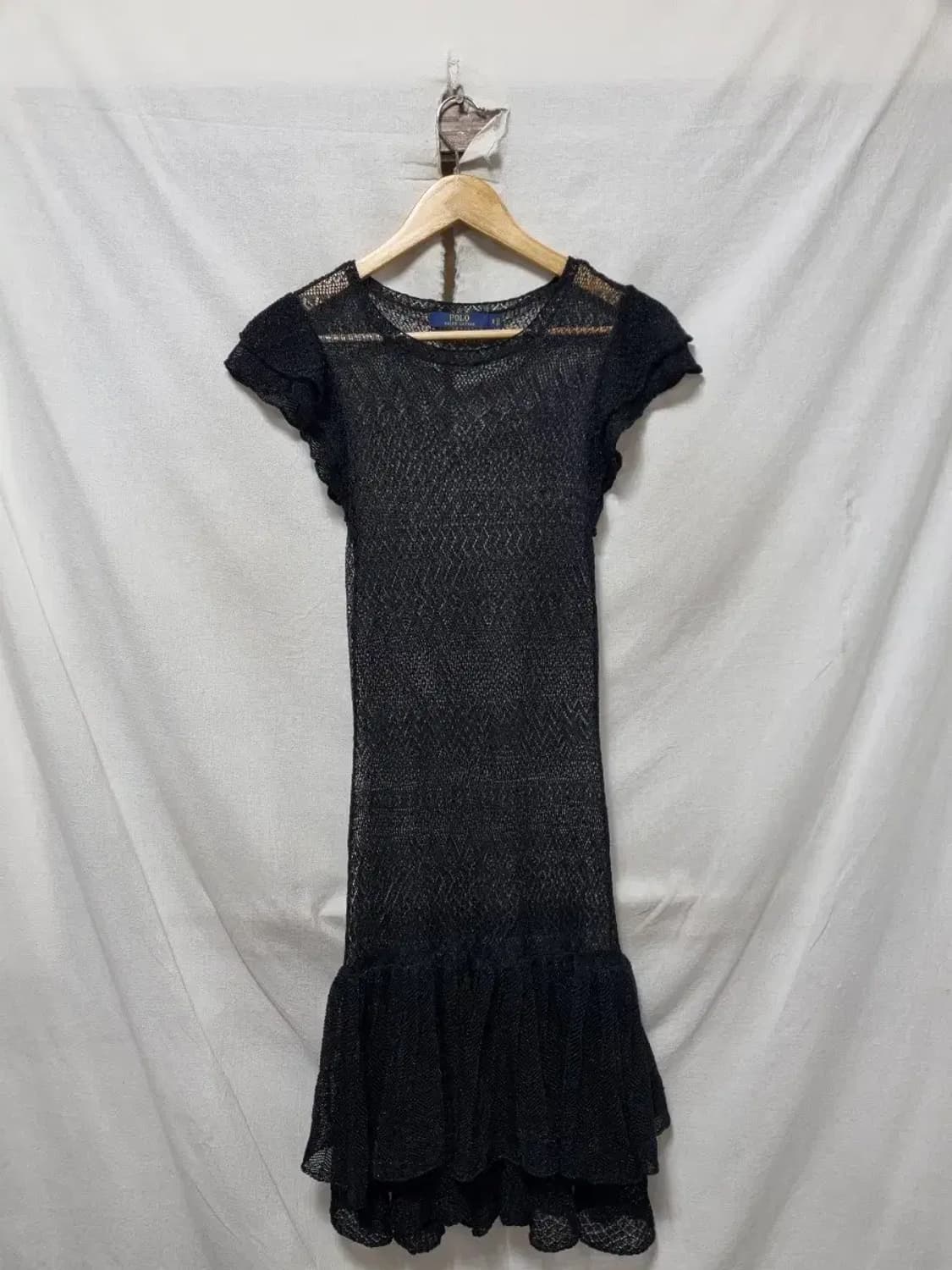 폴로 랄프로렌 블랙 레이스 원피스 S 상품이미지1