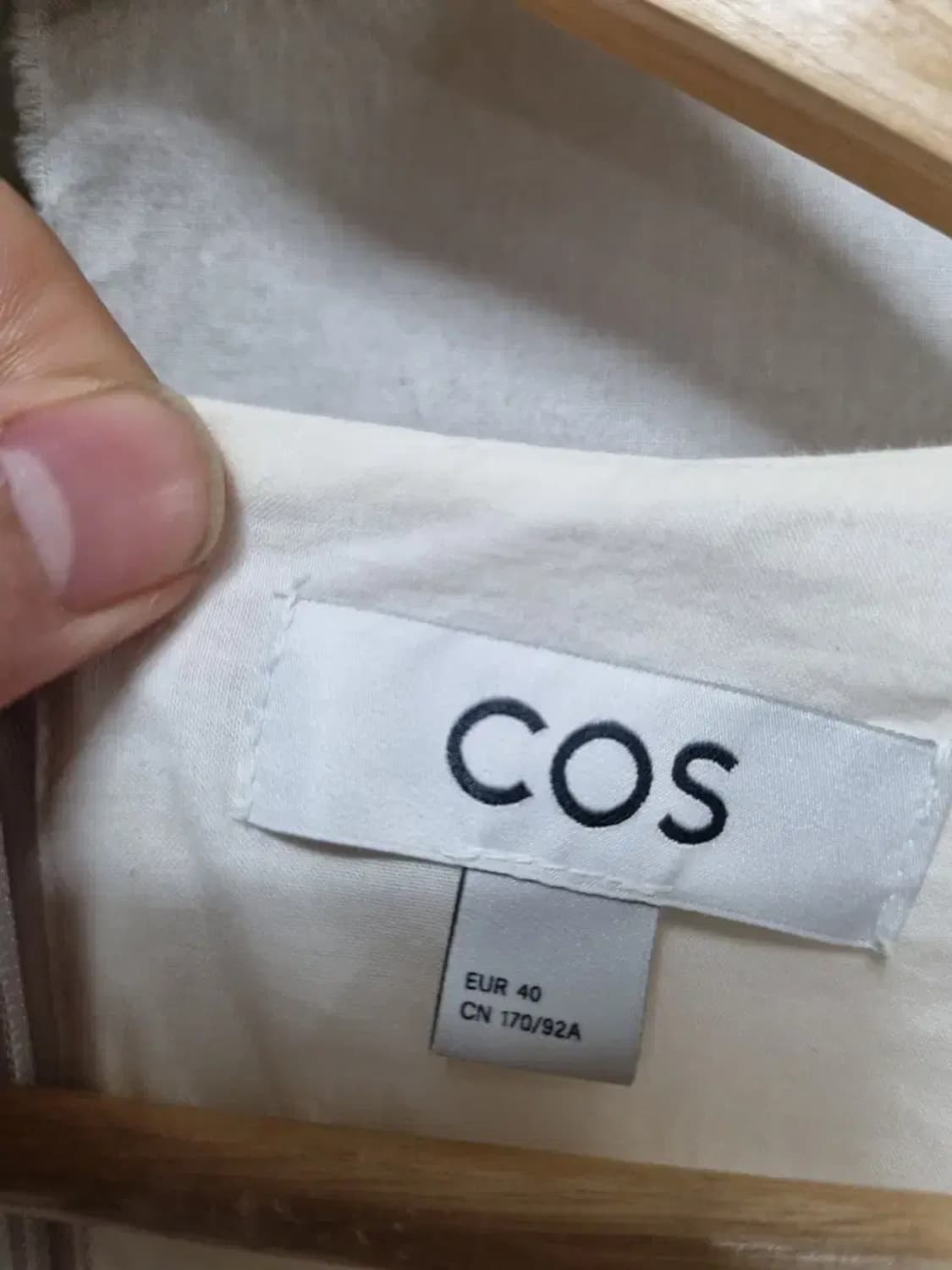 COS 코스 아이보리 원피스 40 상품이미지4