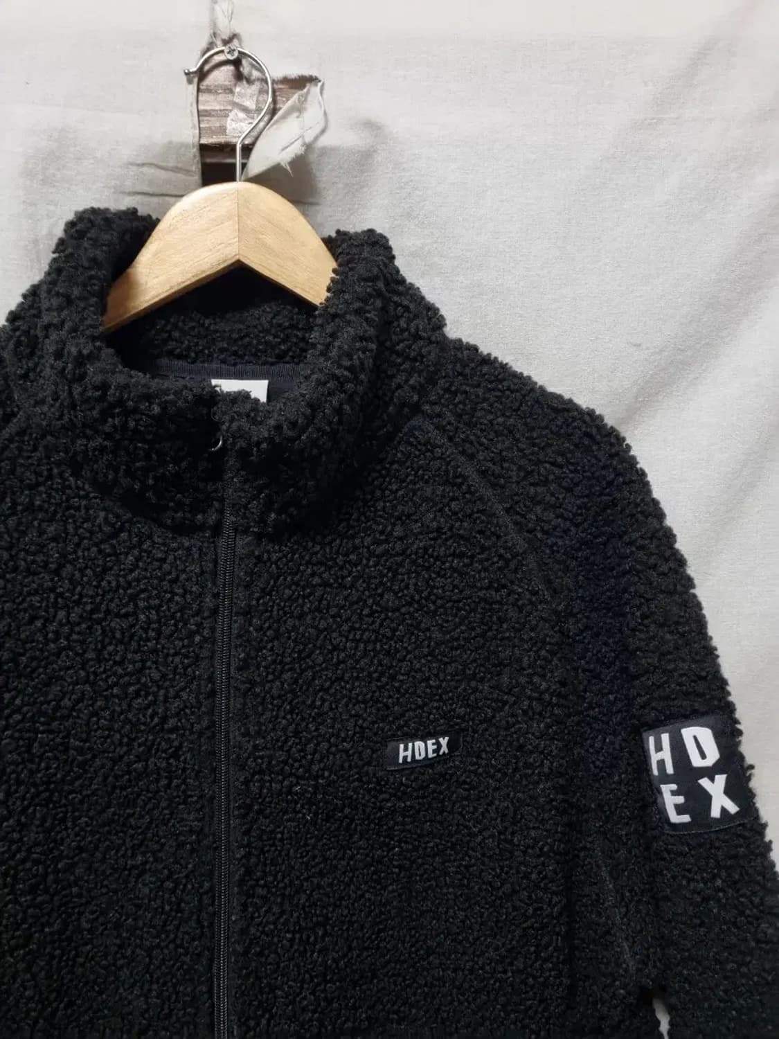 HDEX 후리스 블랙 집업 자켓 L 상품이미지3