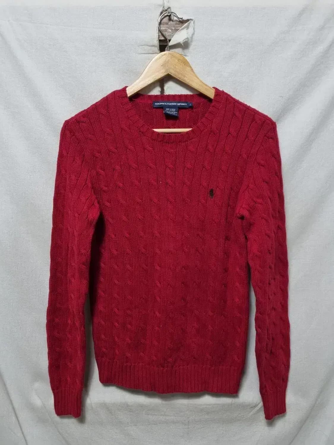 폴로 랄프로렌 꽈배기 케이블 니트 여성 L 상품이미지1