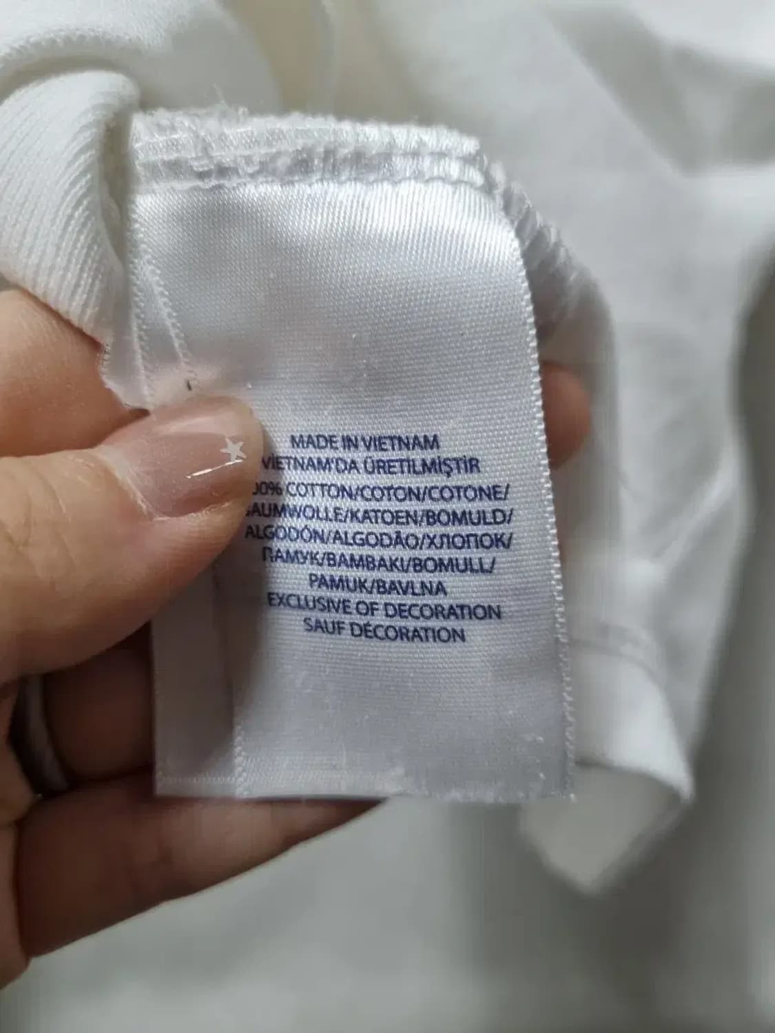 폴로 랄프로렌 화이트 긴팔 티셔츠 S 상품이미지5