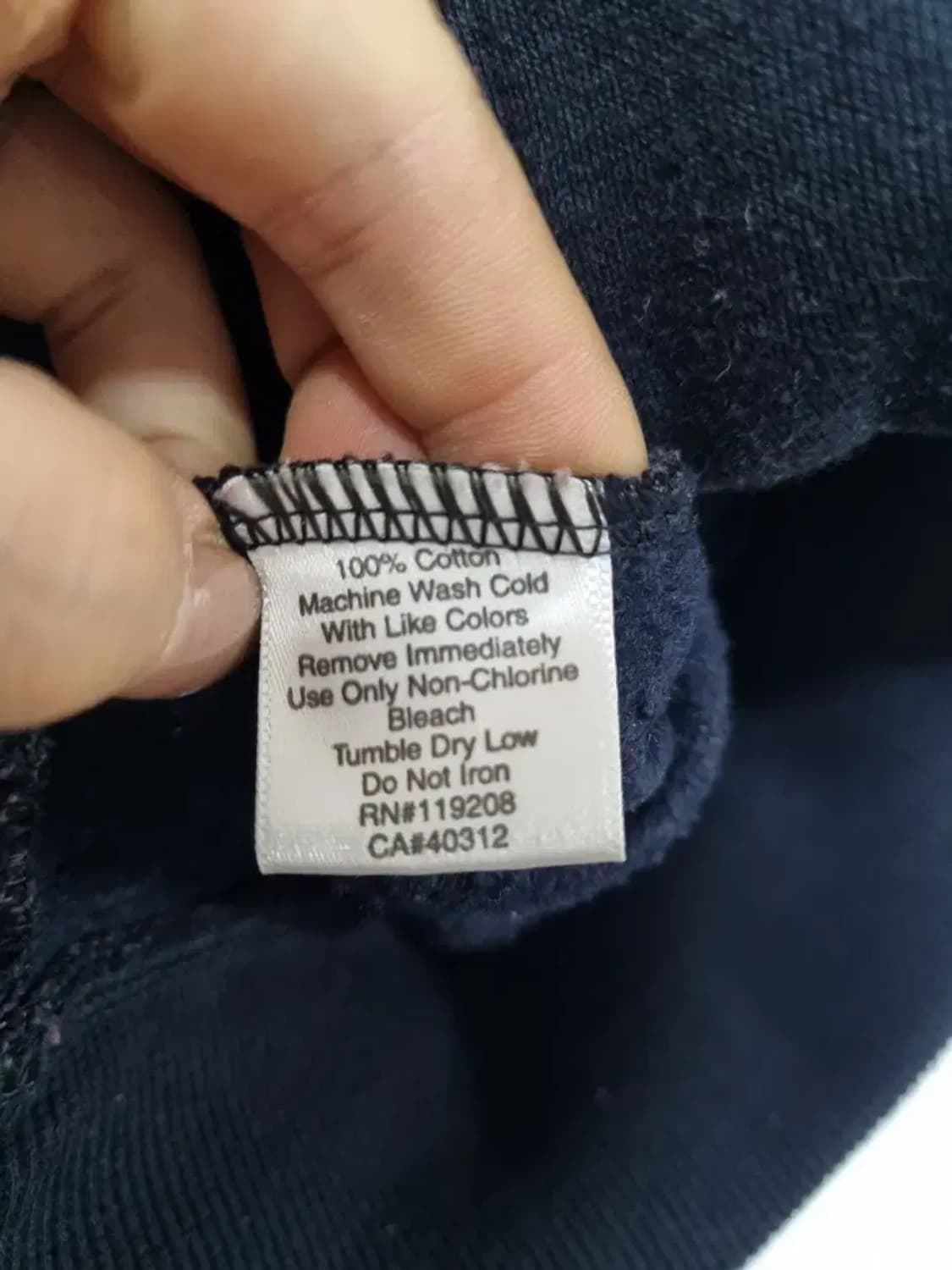 레드삭스 네이비 후드집업 M 상품이미지5