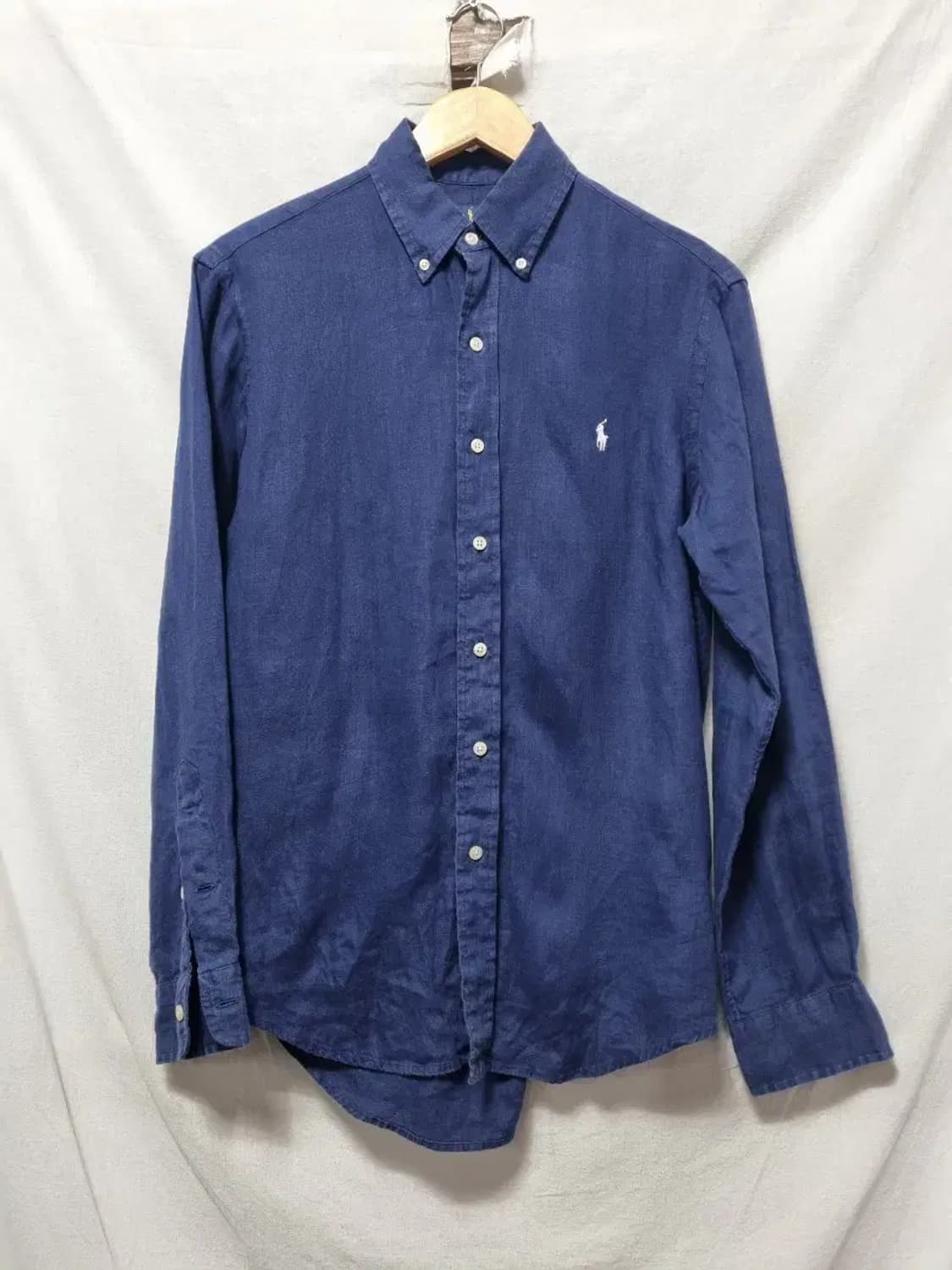 폴로 랄프로렌 남방 린넨 셔츠 네이비 S 상품이미지1